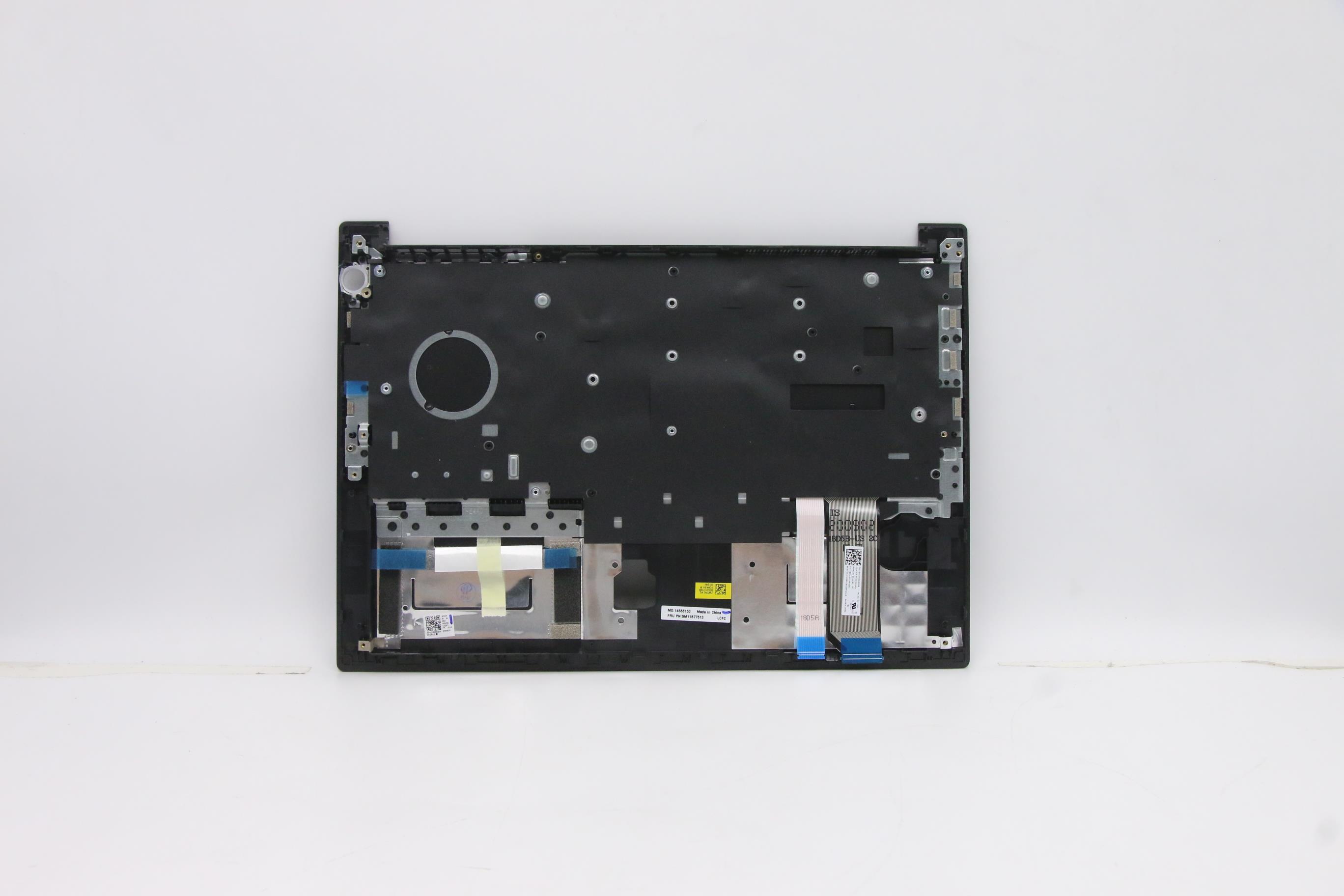 5M11B77513 - Original Lenovo Keyboard with Upper Cover (Palmrest), W C Cover_texture, English, Black