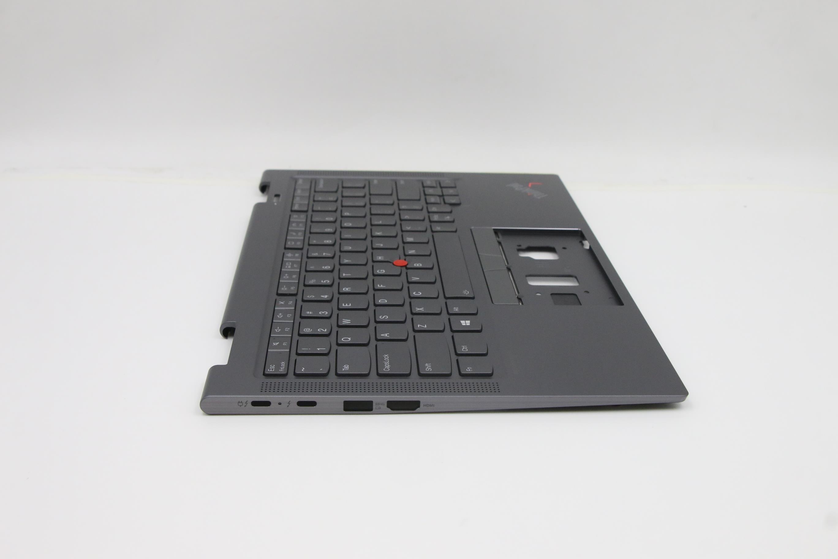 Lenovo Part  Original Lenovo Keyboard with Upper Cover (Palmrest), English, Storm Gray, WLAN
