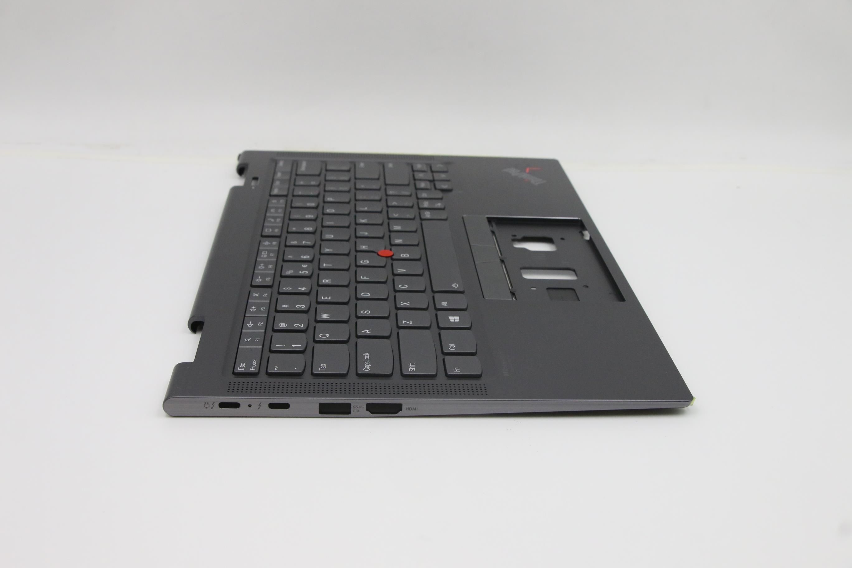 Lenovo Part  Original Lenovo Keyboard with Upper Cover (Palmrest), English, Euro, Storm Gray, WLAN