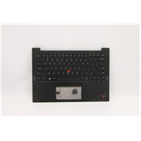 Lenovo X1 Carbon 9th Gen (20XW, 20XX) Laptop (ThinkPad) C-cover with keyboard - 5M11C53235