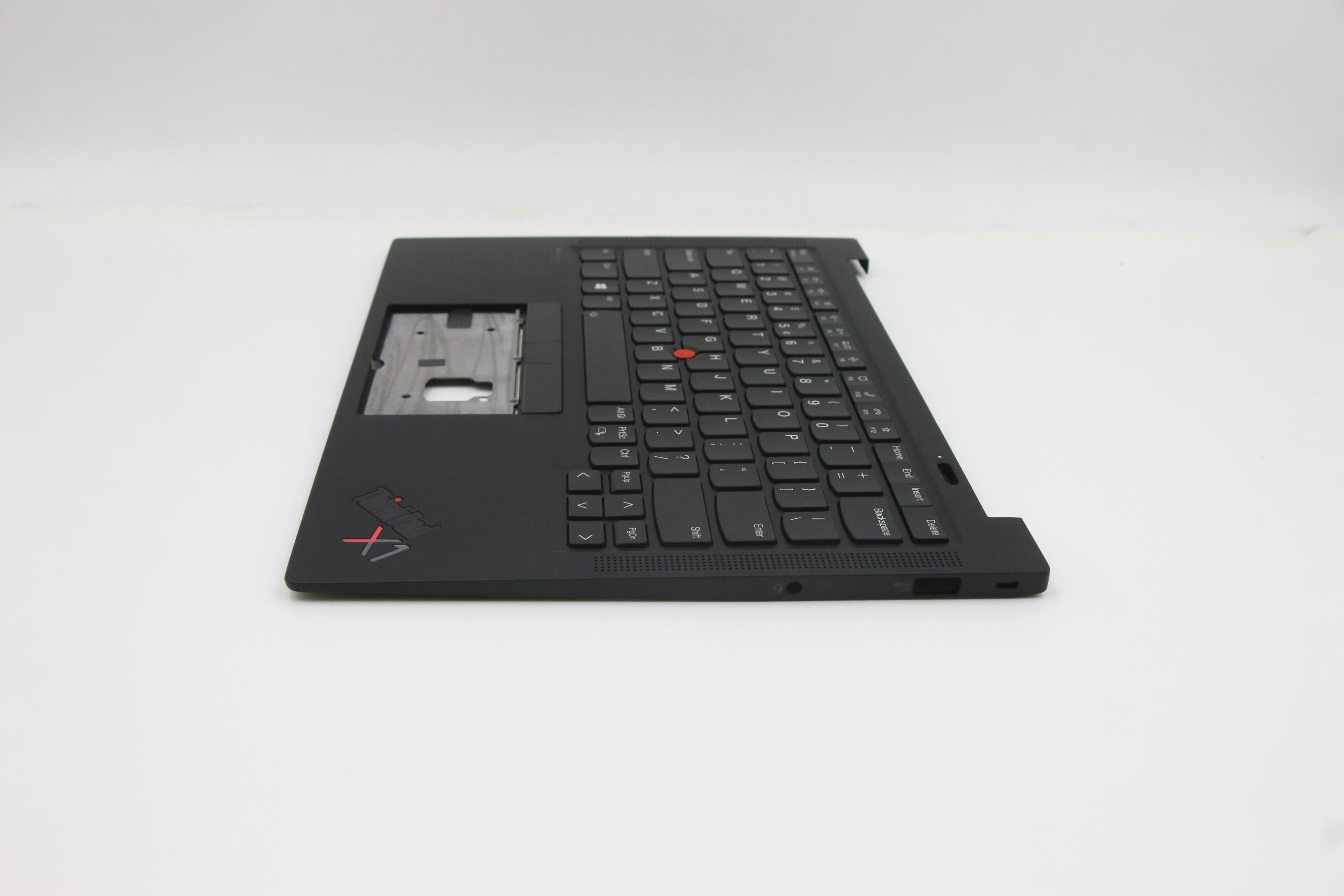 Lenovo Part  Original Lenovo Keyboard with Upper Cover (Palmrest), English, Euro, Deep Black, WLAN