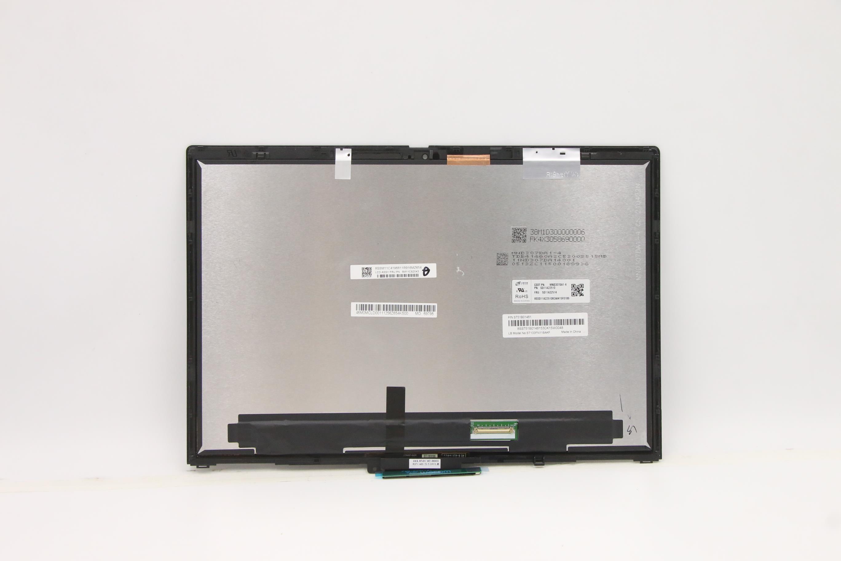 5M11C82043 - Original Lenovo Lynx-1 (20W8/20W9) FRU TP WQXGA LBO+CSO IR AR ASM