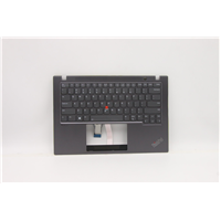 Lenovo ThinkPad T14s Gen 2 (20XF, 20XG) Laptop C-cover with keyboard - 5M11C85537