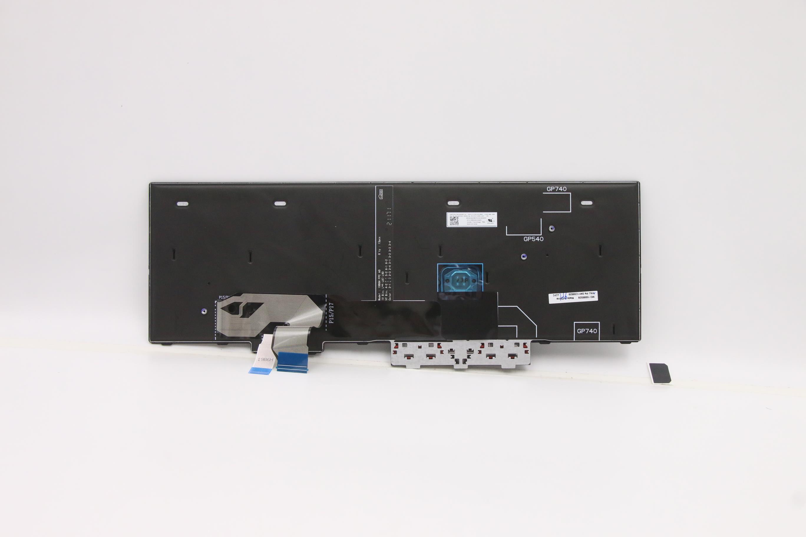 5M11C88839 - Original Lenovo Keyboard Internal, English, Black, Backlight