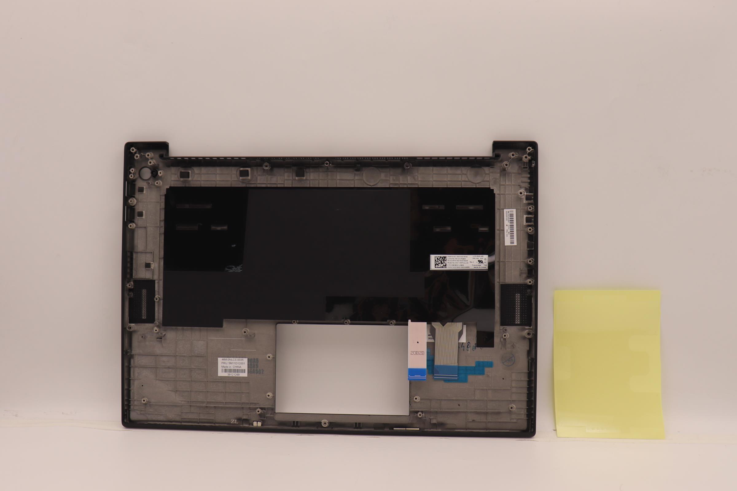 5M11D12001 - Original Lenovo Keyboard with Upper Cover (Palmrest), English, Backlit, FingerPrintReader , No WWAN, TRI
