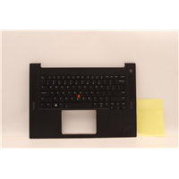 Lenovo ThinkPad X1 Extreme Gen 5 (21DE, 21DF) Laptop C-cover with keyboard - 5M11D12002