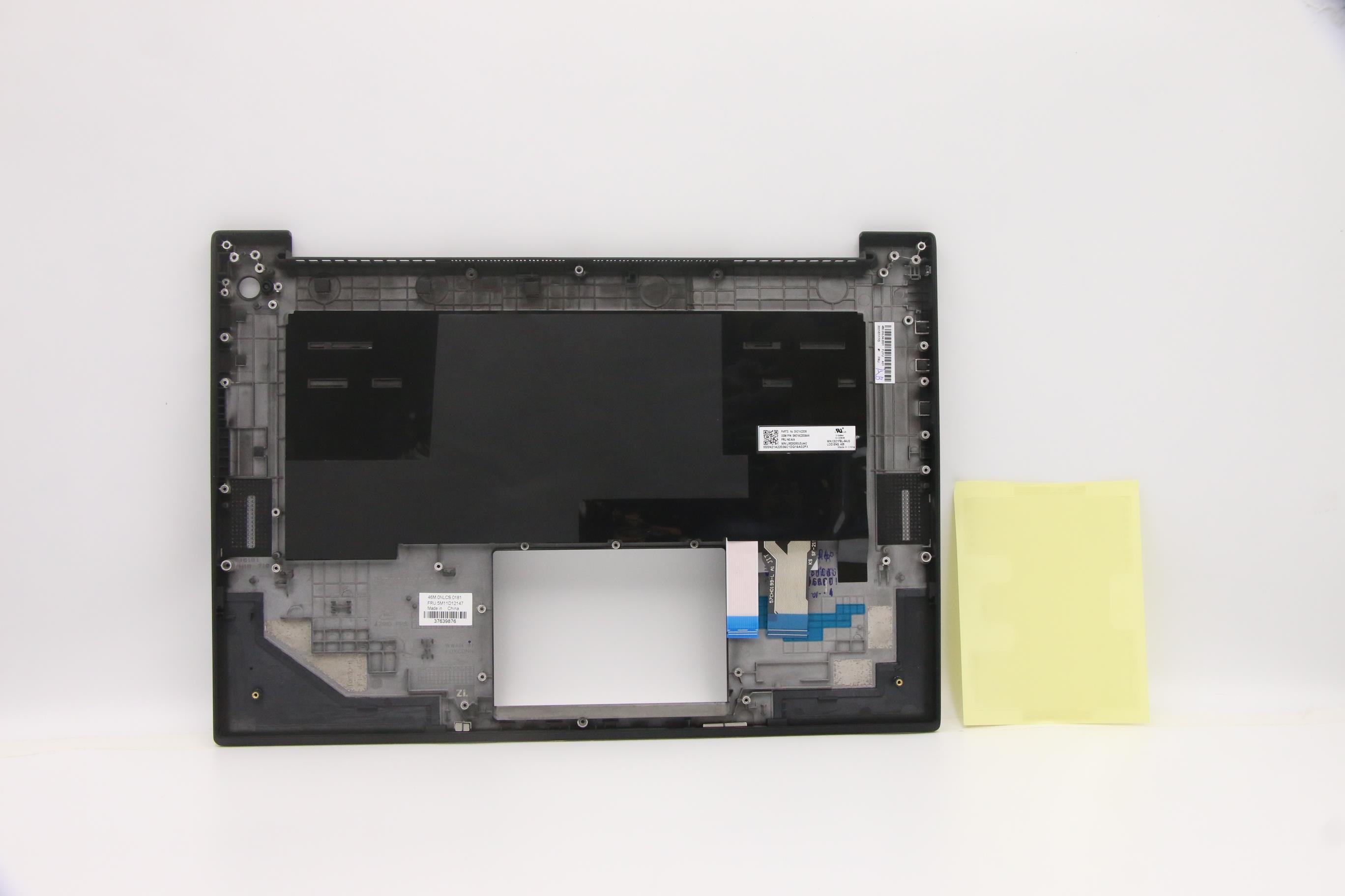 5M11D12147 - Original Lenovo Keyboard with Upper Cover (Palmrest), English, Backlight, WWAN, FingerPrintReader 