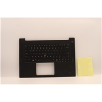 Lenovo X1 Extreme Gen 5 (21DE, 21DF) Laptop (ThinkPad) C-cover with keyboard - 5M11D12150