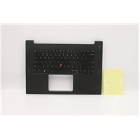 Lenovo ThinkPad X1 Extreme Gen 5 (21DE, 21DF) Laptop C-cover with keyboard - 5M11D12155