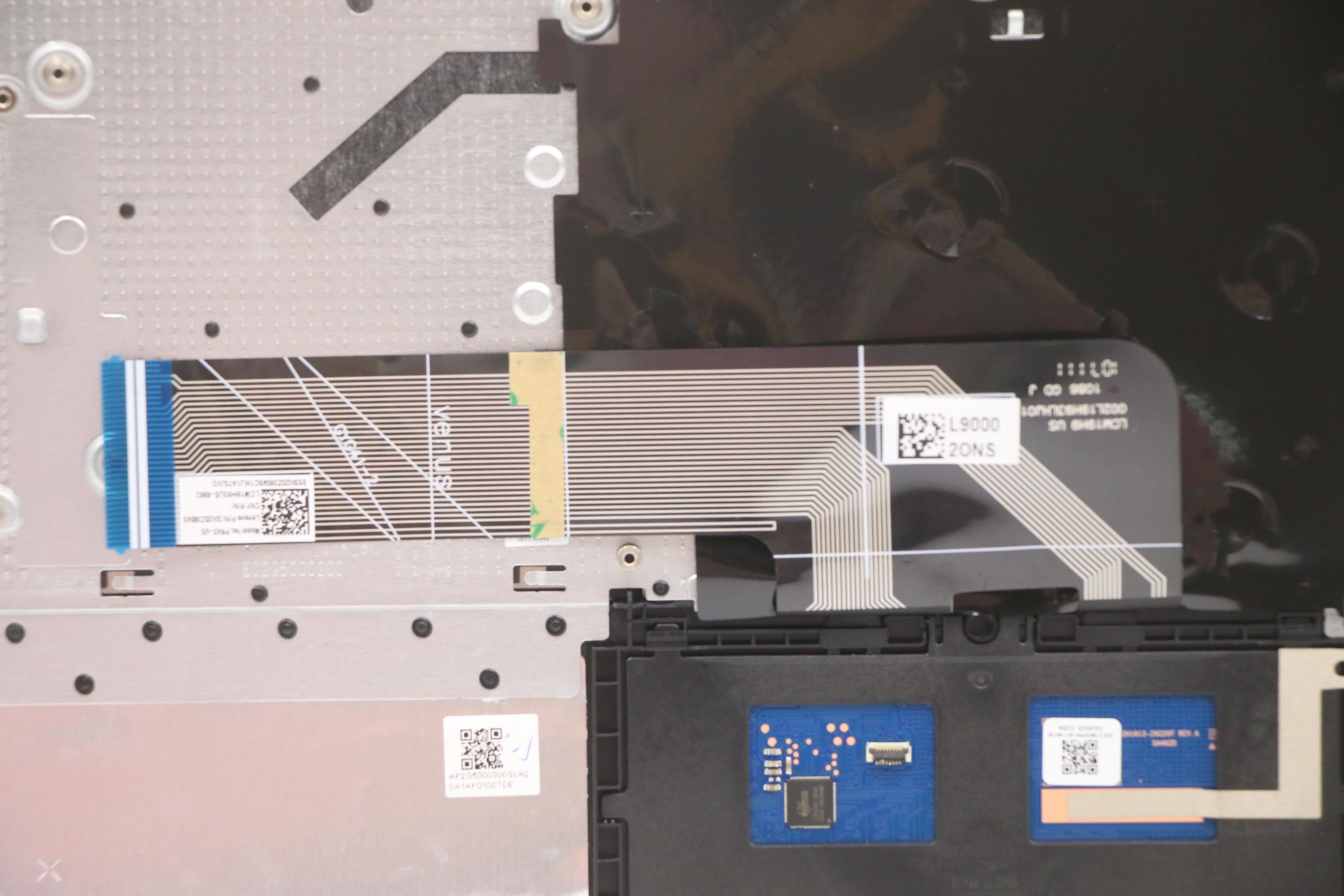 5M11F24182 - Original Lenovo Keyboard with Upper Cover (Palmrest), English, Fingerprint, Black