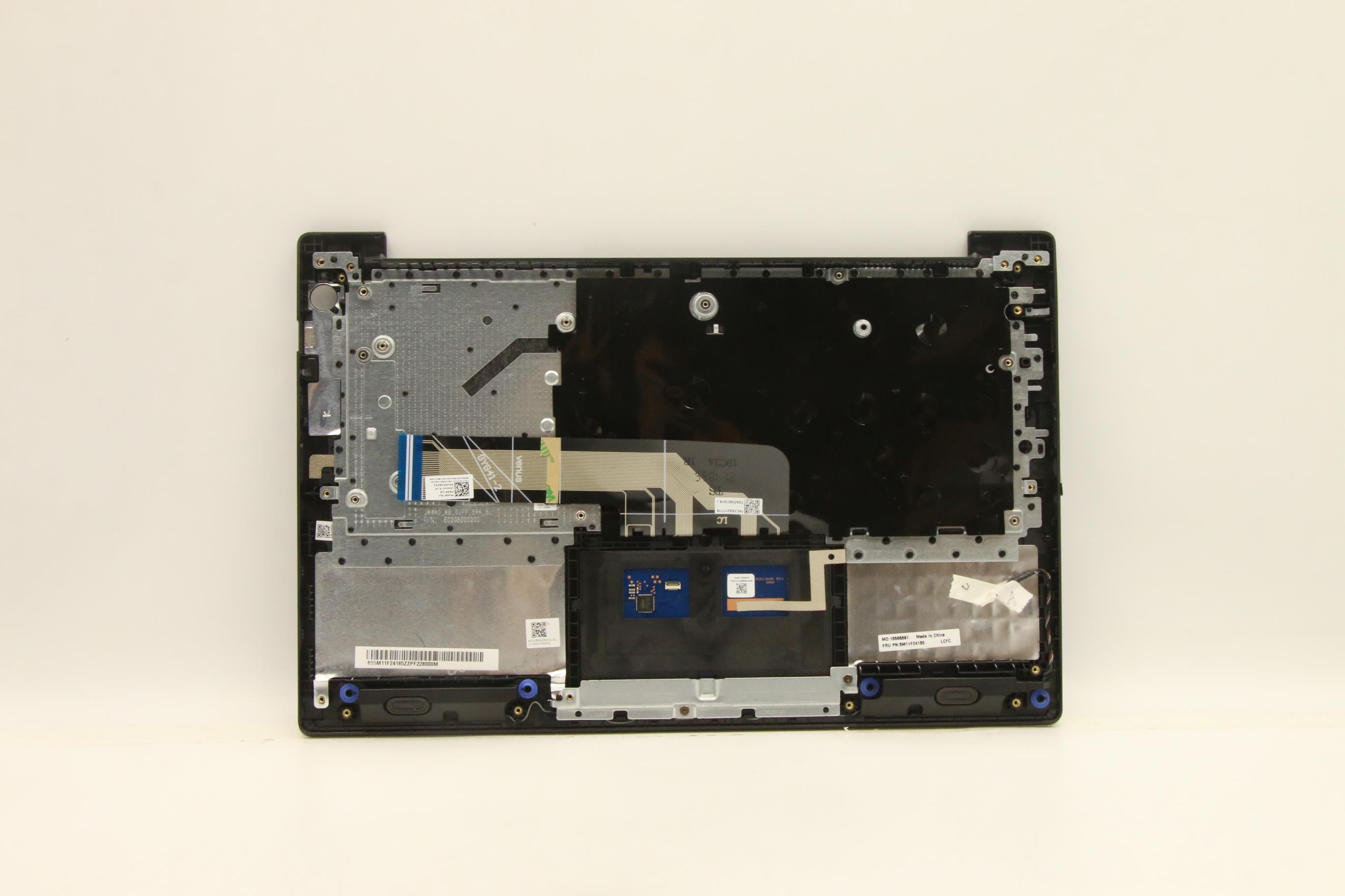 5M11F24185 - Original Lenovo Keyboard with Upper Cover (Palmrest), English, (Tra), Fingerprint, Black