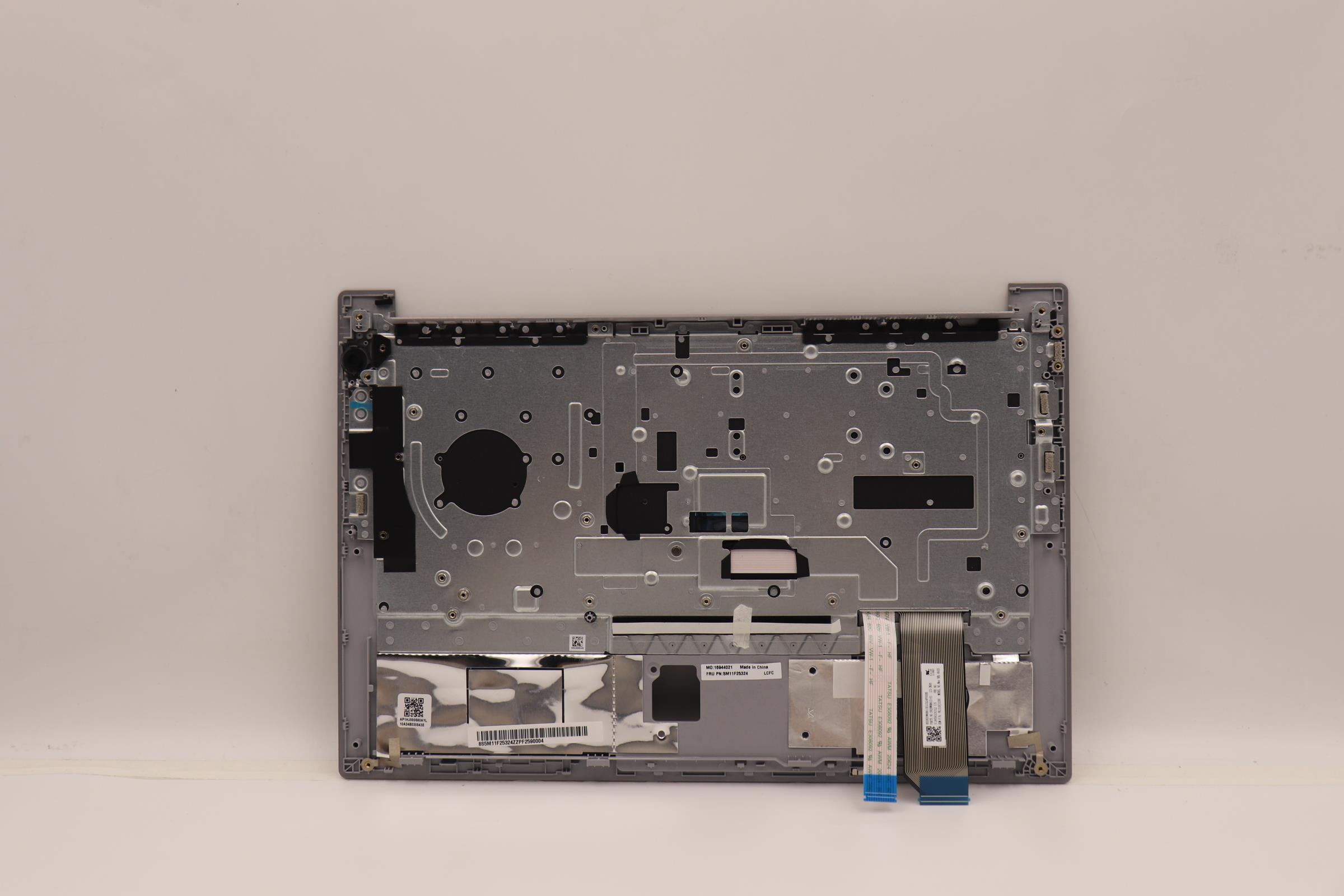 5M11F25324 - Original Lenovo Keyboard with Upper Cover (Palmrest), English, Silver