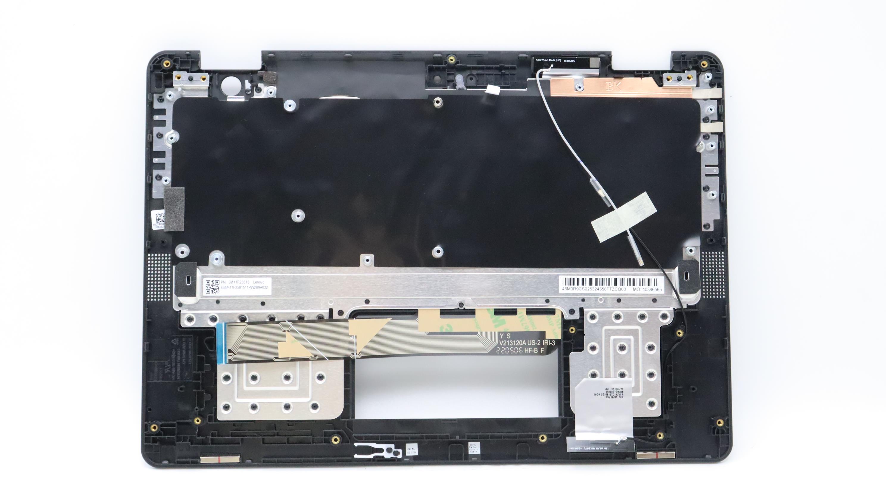 5M11F25815 - Original Lenovo Keyboard with Upper Cover (Palmrest), English, w/C Cov, WFC Sunrex