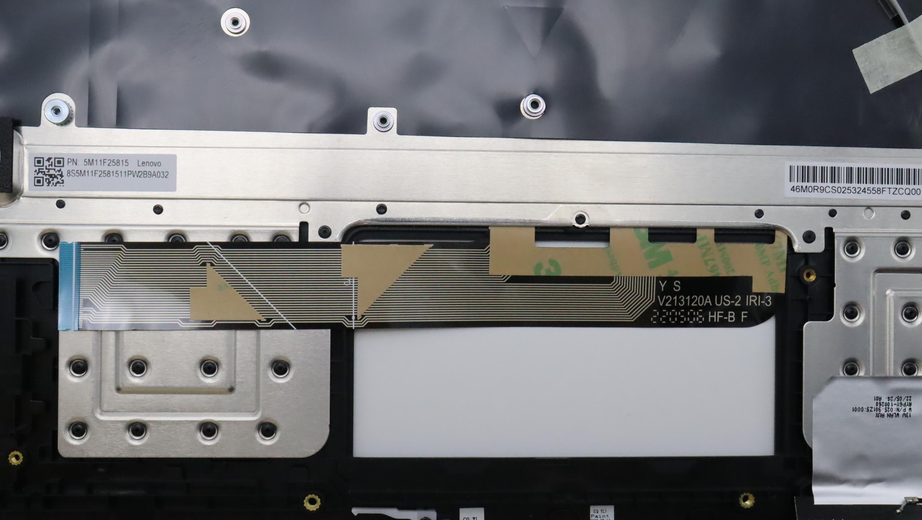 5M11F25815 - Original Lenovo Keyboard with Upper Cover (Palmrest), English, w/C Cov, WFC Sunrex