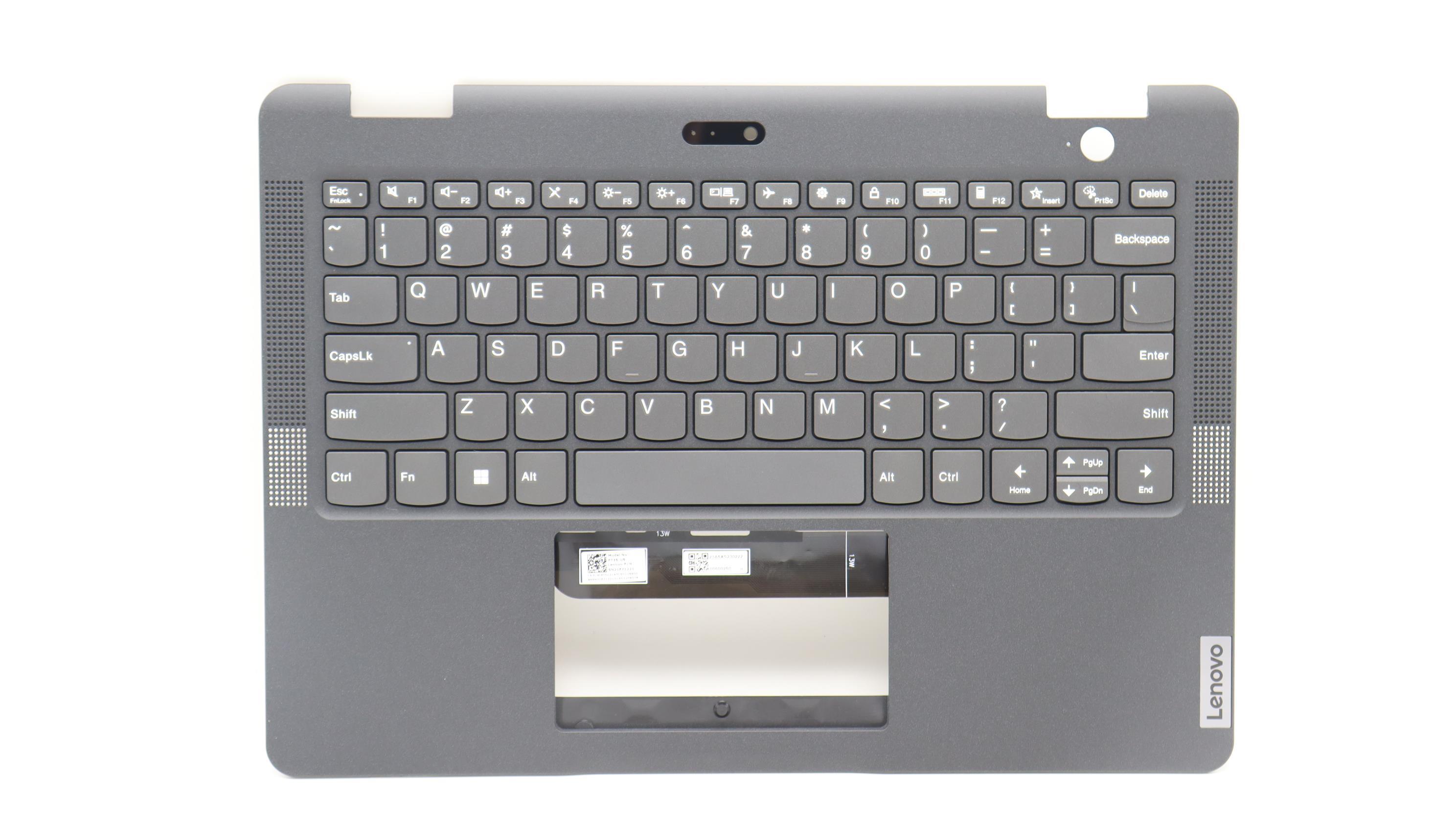 Lenovo Part  Original Lenovo Keyboard with Upper Cover (Palmrest), English, w/C Cov, WFC Transim