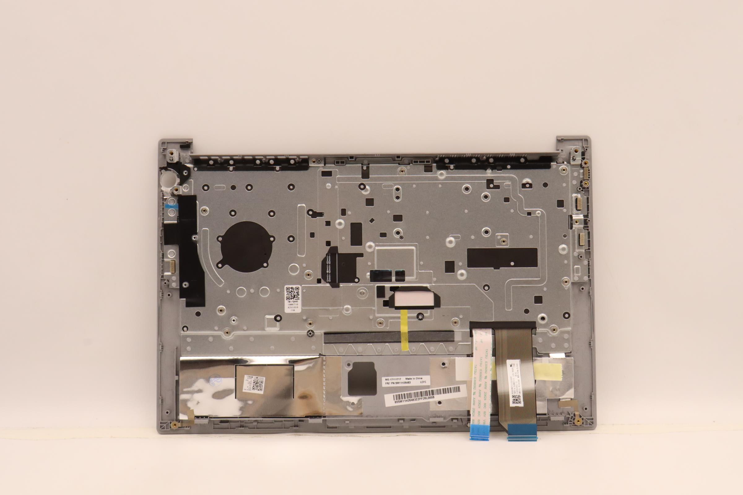 5M11H26483 - Original Lenovo Keyboard with Upper Cover (Palmrest), English, Sliver, Backlight