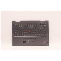 Lenovo ThinkPad X1 Yoga 7th Gen (21CD, 21CE) Laptop C-cover with keyboard - 5M11H45798
