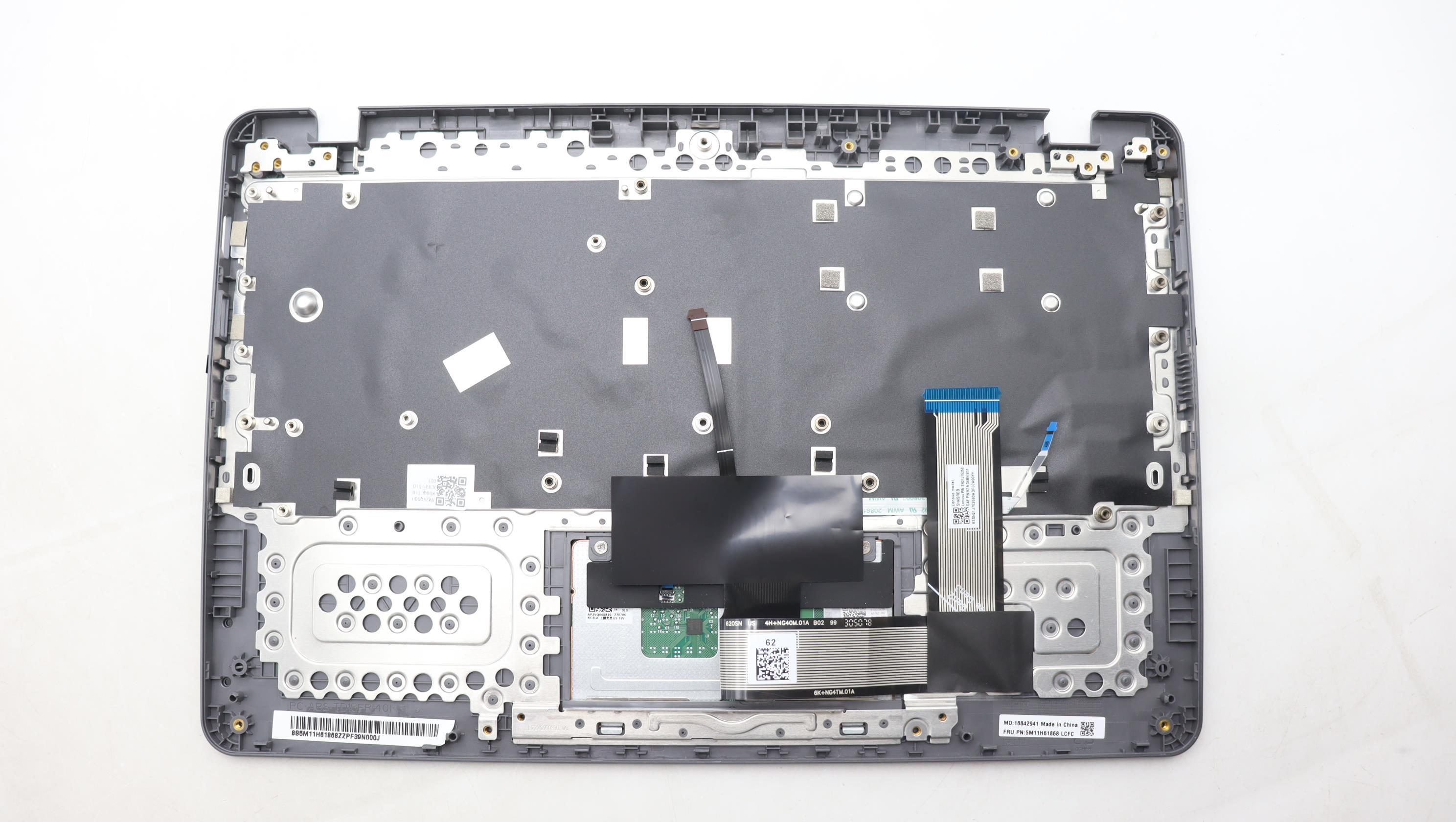 5M11H61868 - Original Lenovo Keyboard with Palmrest (Cover), English, Black, Backlight