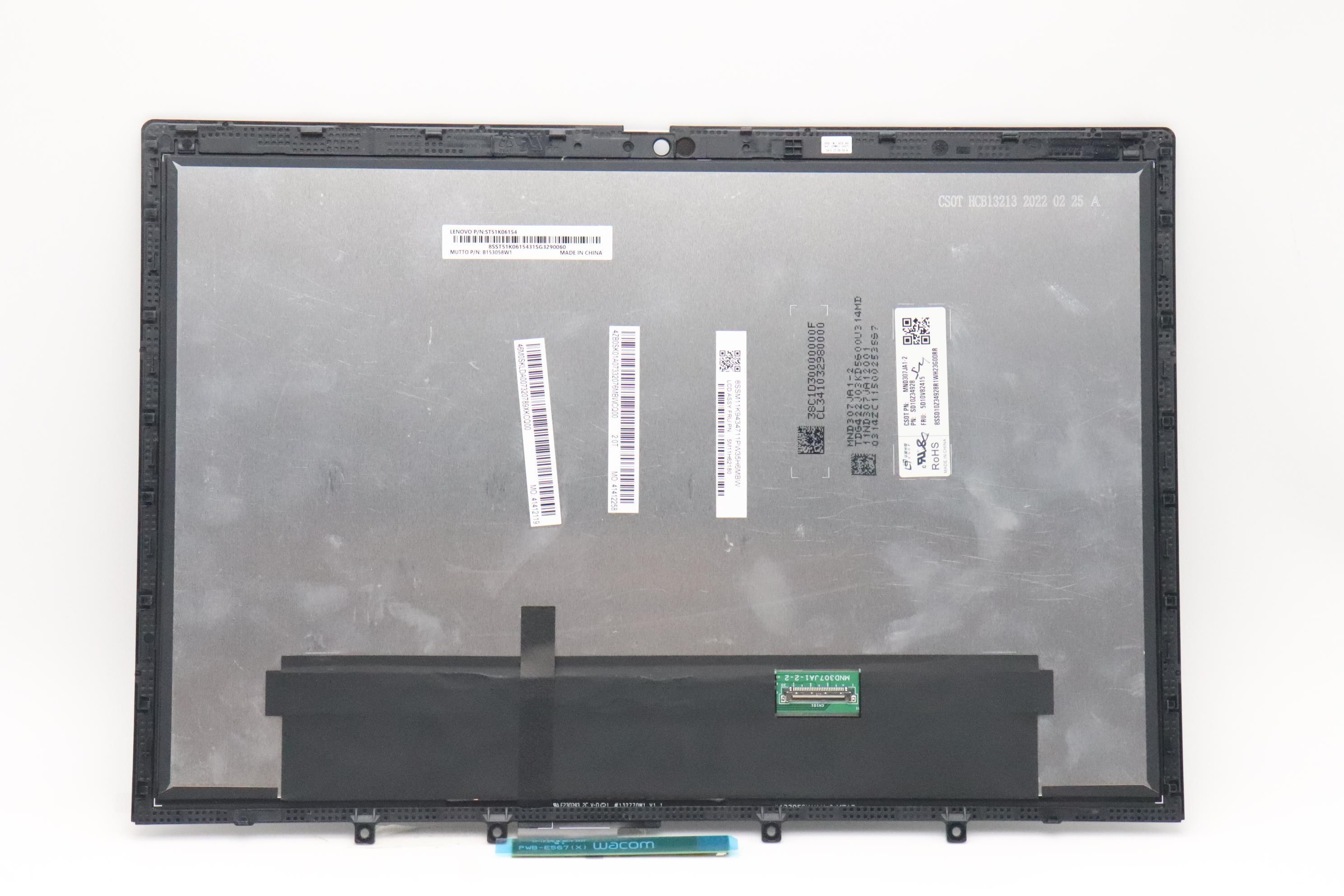 5M11H62180 - Original Lenovo MECH_ASM ASM YG 1W 2.0T IR BK L13 CST+ M