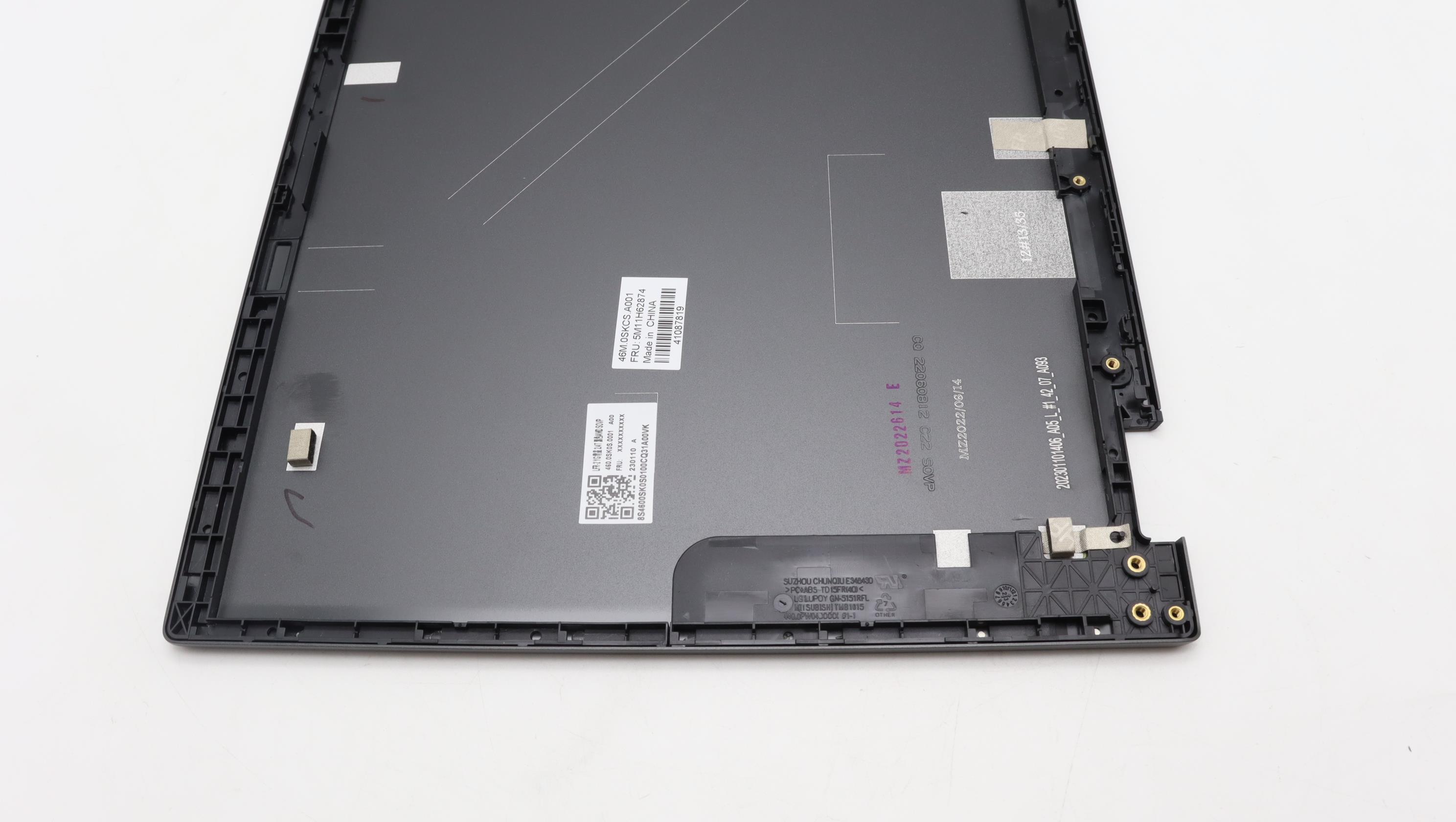 5M11H62874 - Original Lenovo MECH_ASM FR MECH_ASM A COVER YG 2.4T BK