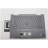 Lenovo X1 Yoga 8th Gen (21HQ, 21HR) Laptop (ThinkPad) C-cover with keyboard - 5M11H88942