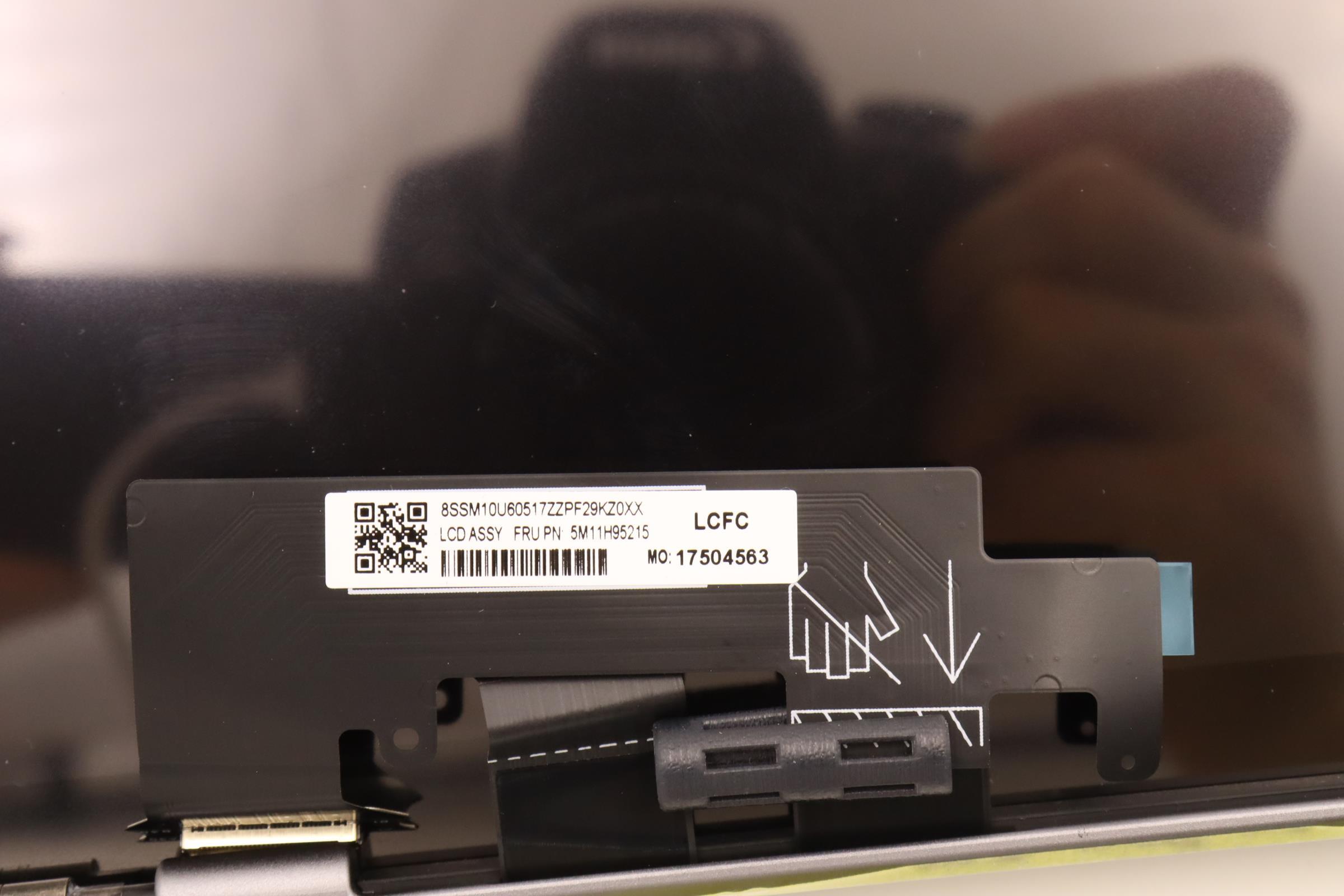 5M11H95215 - Original Lenovo MECH_ASM 13.3WUXGA,TCH,HybIR,GY,Mut+AUO