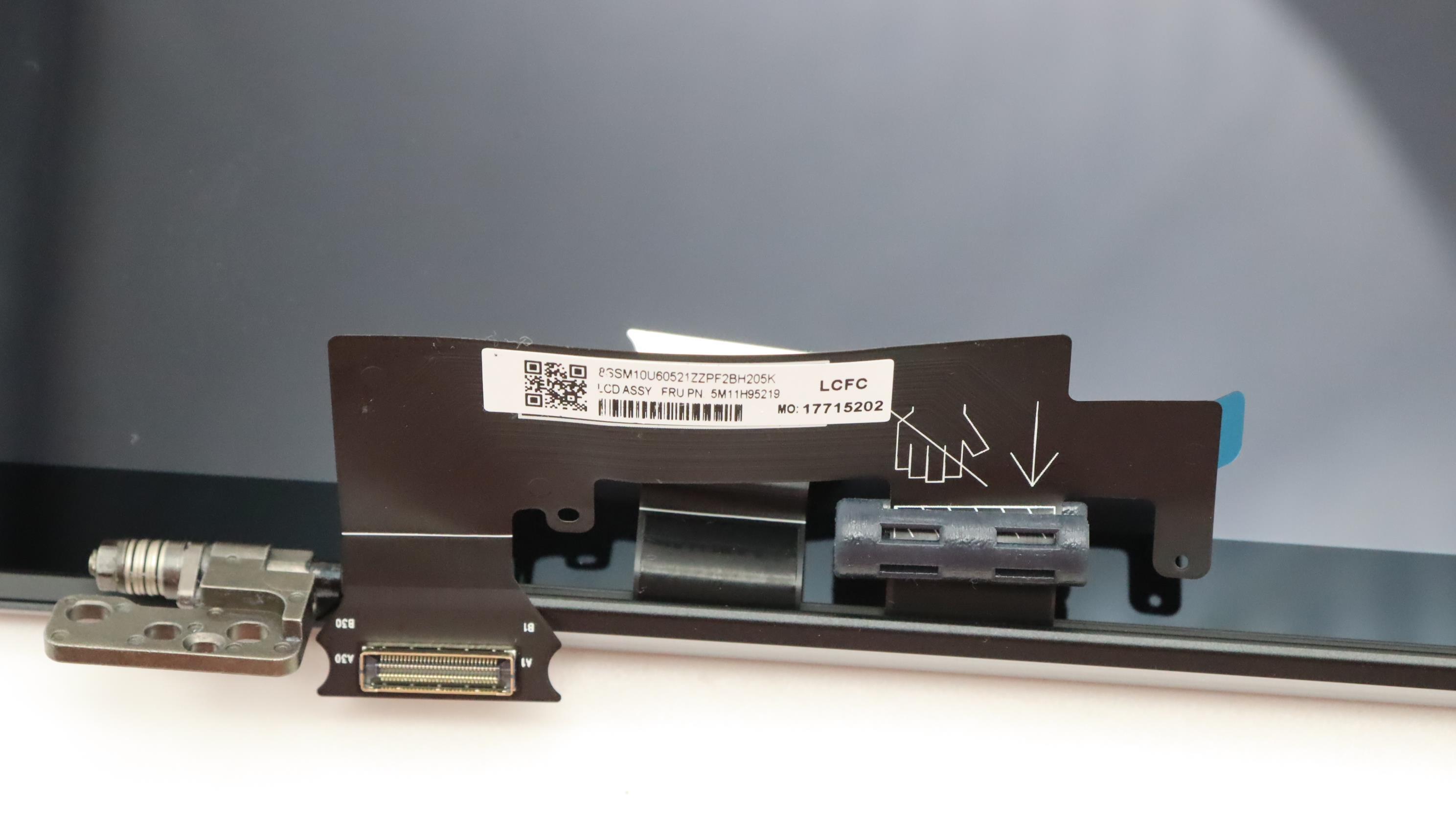 5M11H95219 - Original Lenovo LCD Assembly, 13.3" WUXGA, TCH, HybIR, BK, Mut+CSOT