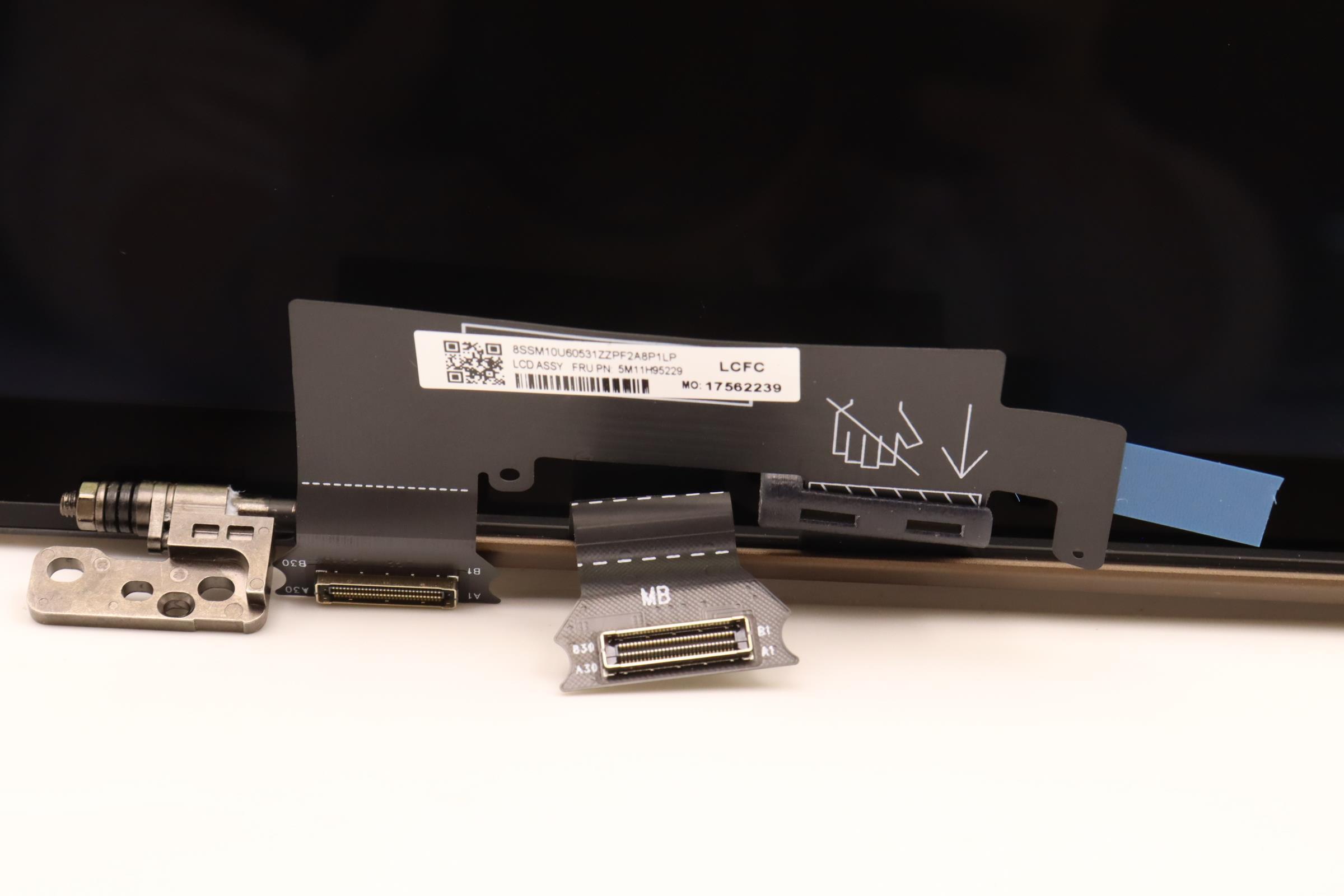 5M11H95229 - Original Lenovo LCD Module,13.3",WQXGA,Touch,Anti-reflection,Anti-smudge,OLED,w/FHD RGB+IR Camera