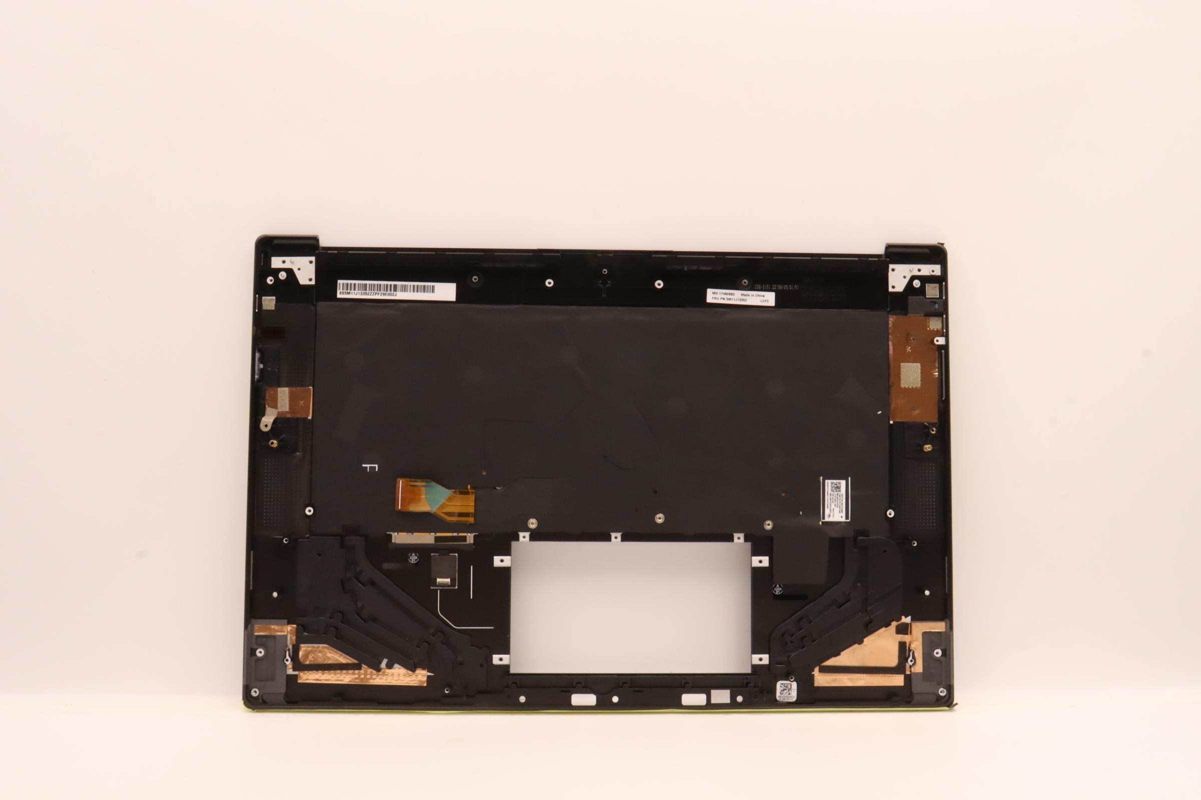 5M11J13352 - Original Lenovo Keyboard with Upper Cover (Palmrest),English,Black,Backlight,Fingerprint,WLAN