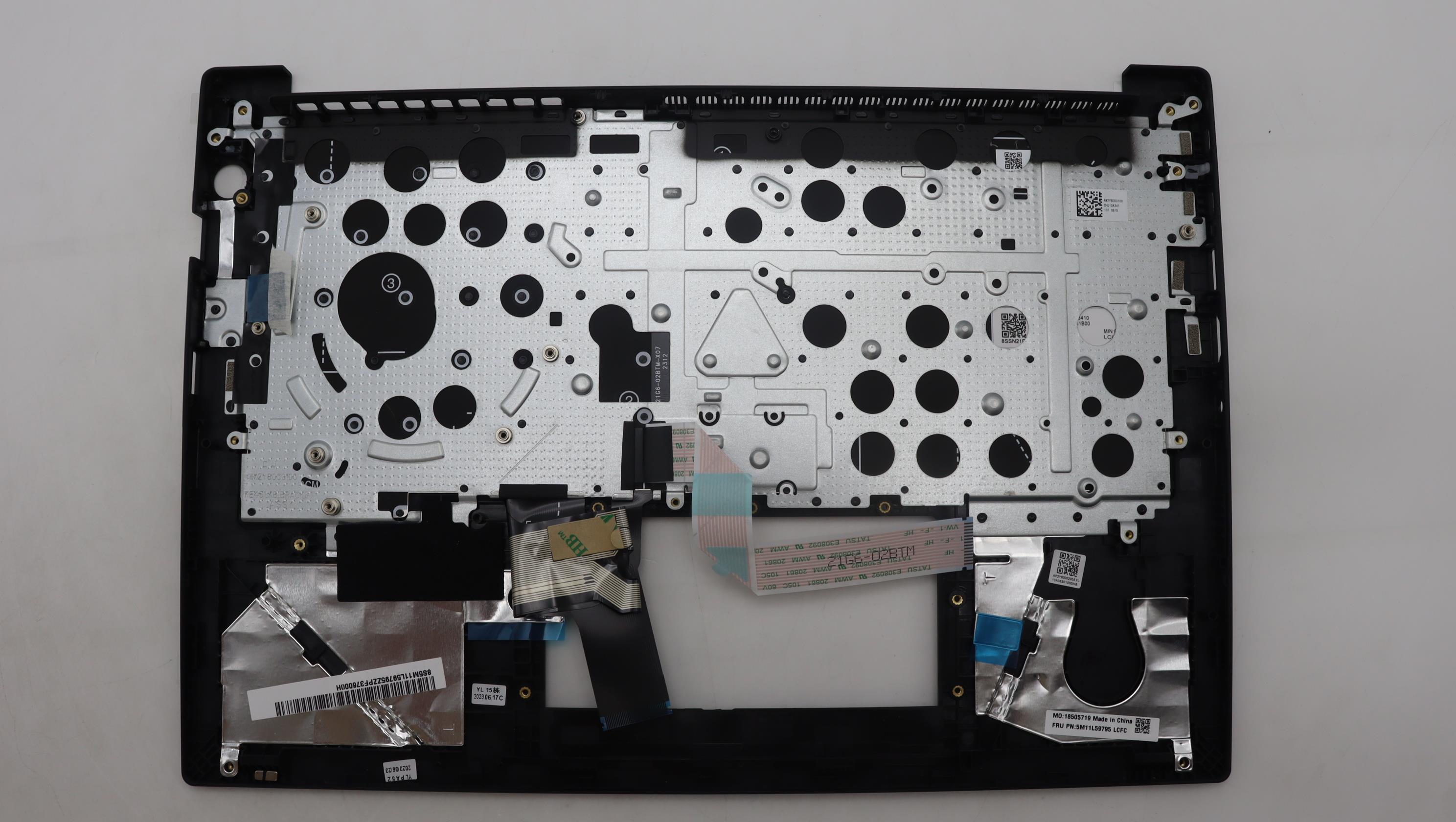 5M11L59795 - Original Lenovo Keyboard with Palmrest (Cover), English, Black, Backlight