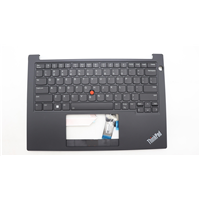 Lenovo E14 Gen 5 (21JK, 21JL) Laptops (ThinkPad) C-cover with keyboard - 5M11L59795