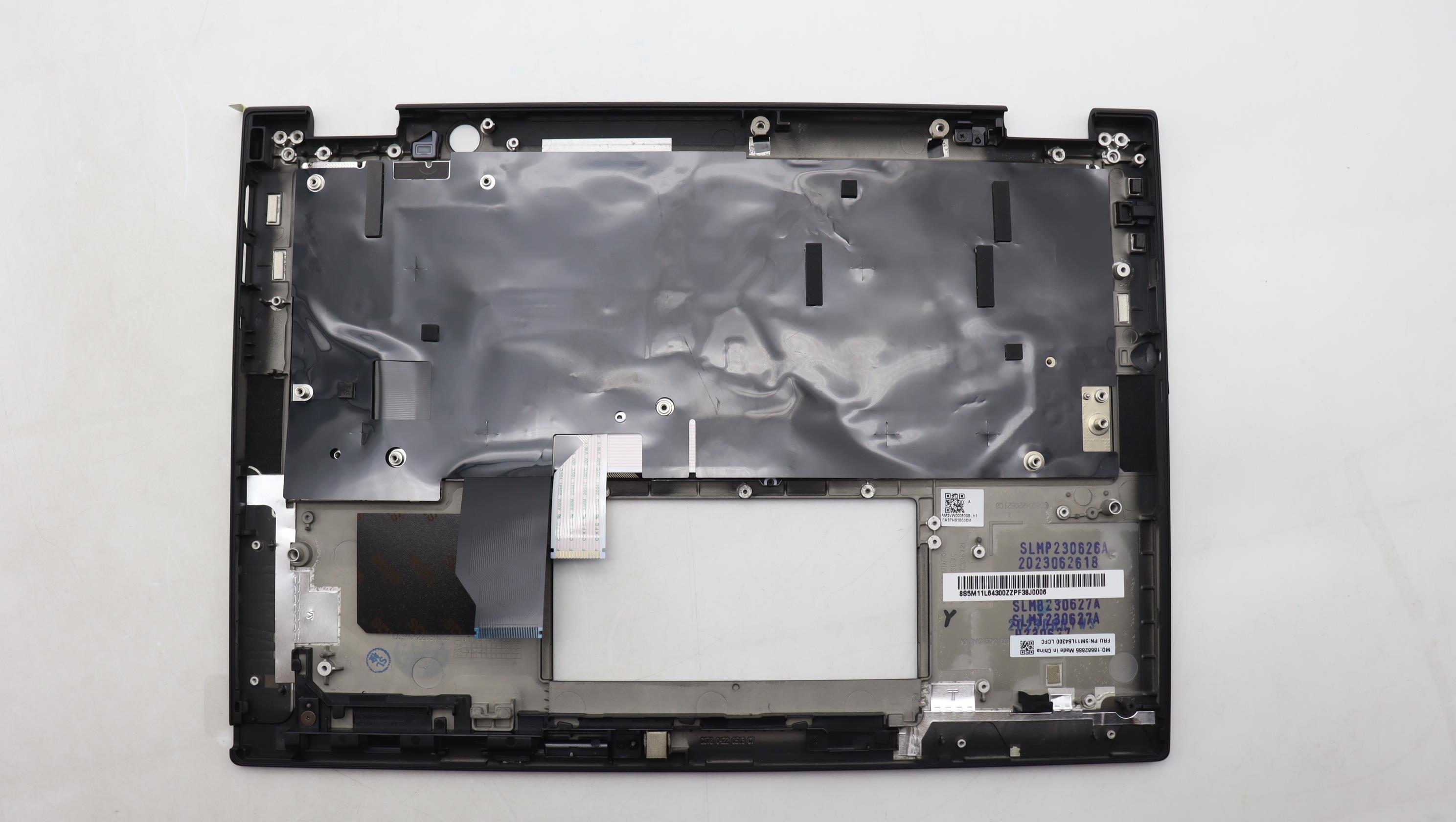 5M11L64300 - Original Lenovo Keyboard with Upper Cover (Palmrest) with Cover, English, Black, Backlight, WWAN