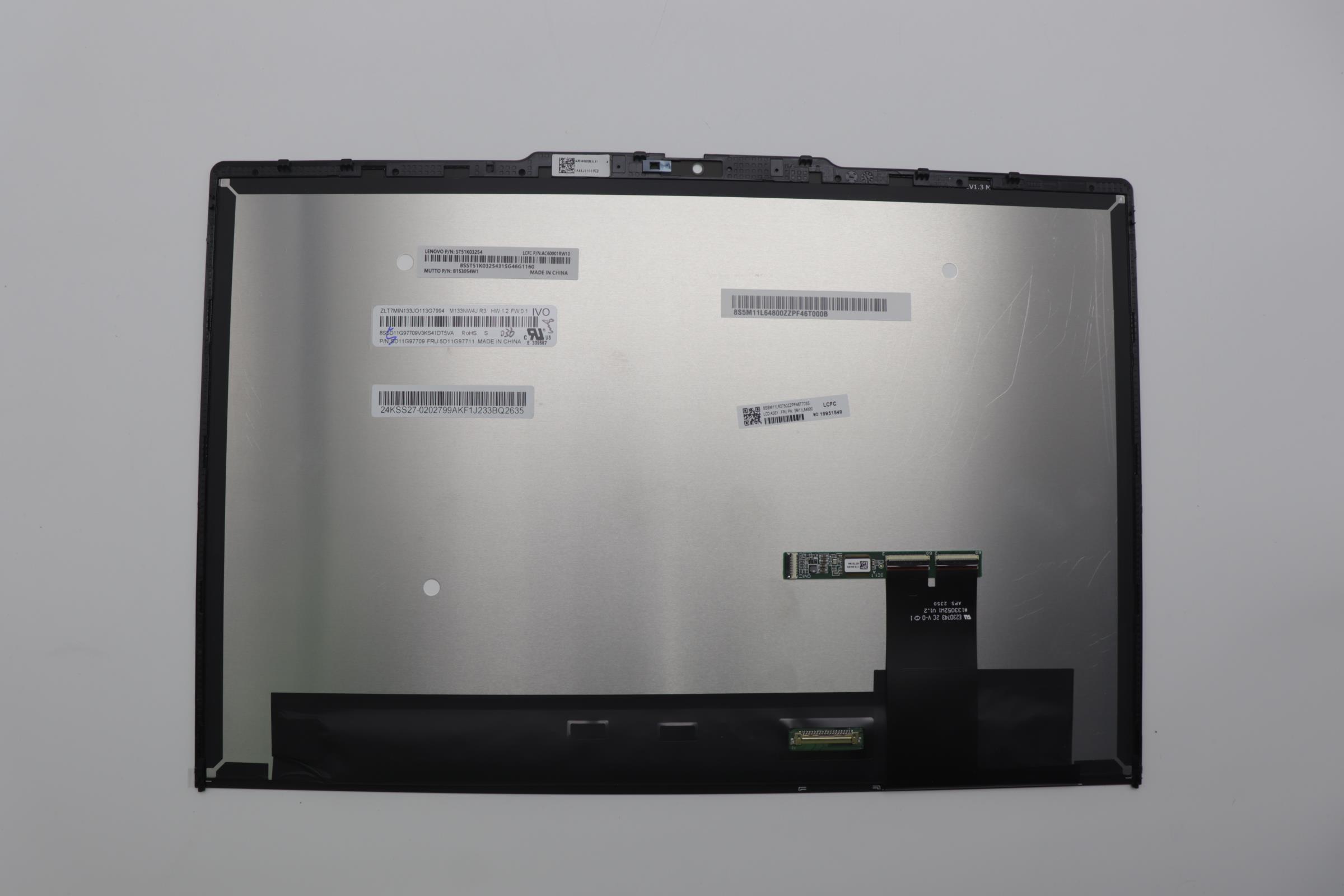 5M11L64800 - Original Lenovo MECH_ASM WUXGA FHD MC BK MUT+IVO