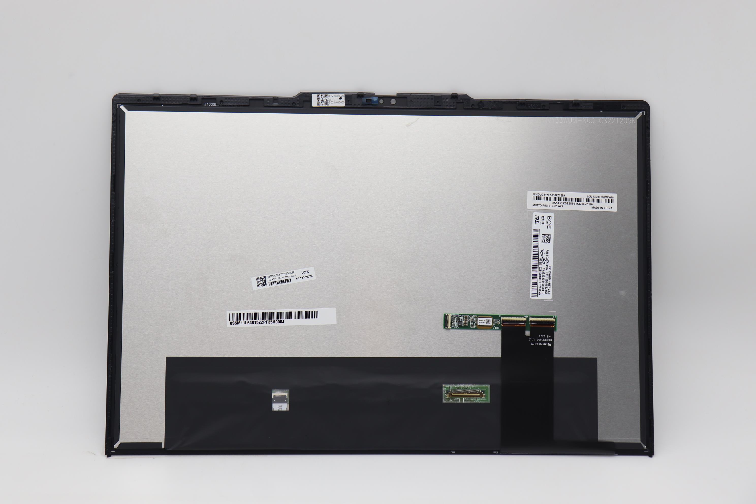 5M11L64815 - Original Lenovo MECH_ASM WUXGA LP 5MPBIR BK MUT+BOE