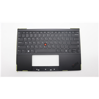 Lenovo Z13 Gen 2 (21JV, 21JW) Laptop (ThinkPad) C-cover with keyboard - 5M11L83198