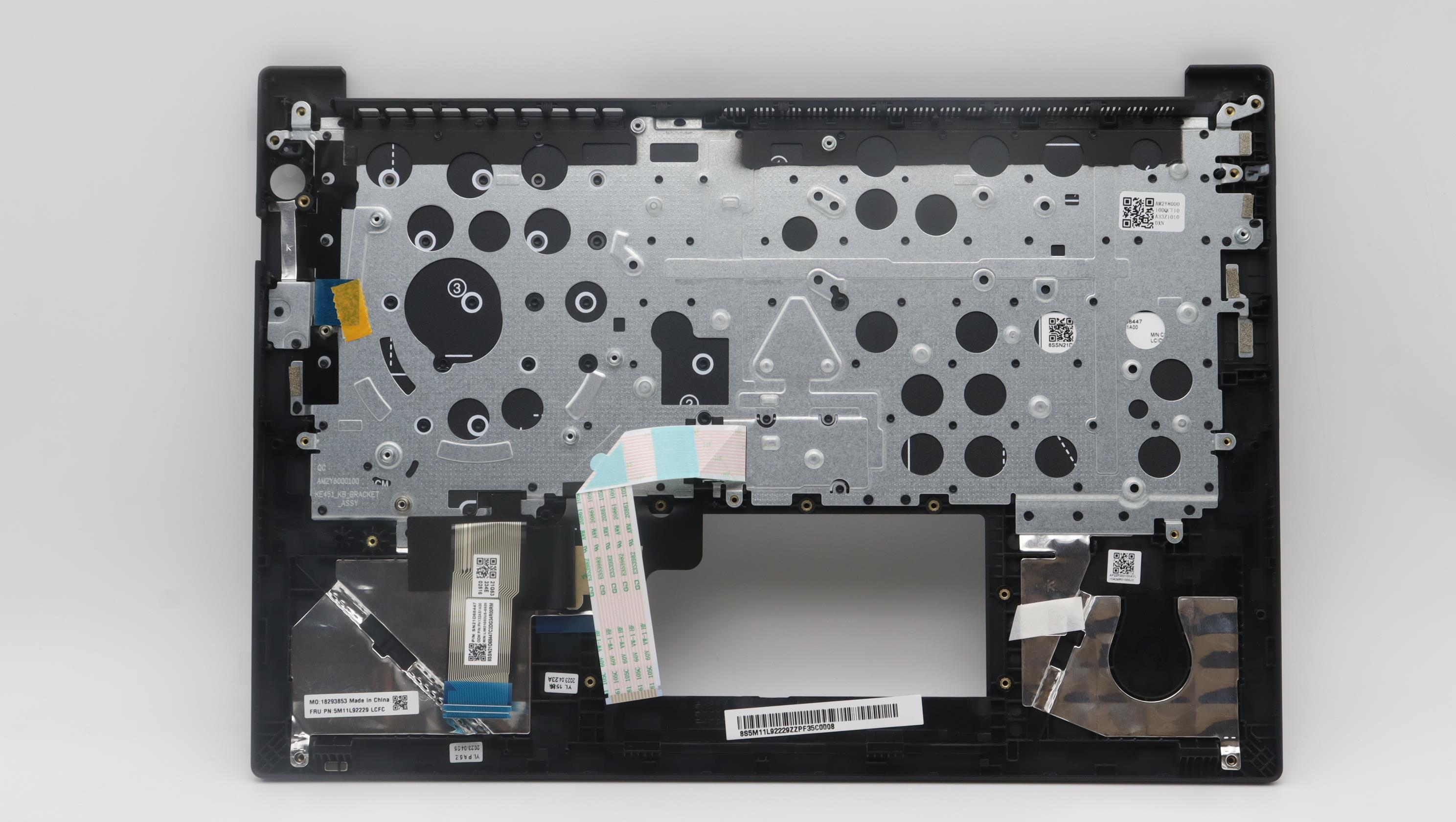5M11L92229 - Original Lenovo Keyboard with Palmrest (Cover), English, Black