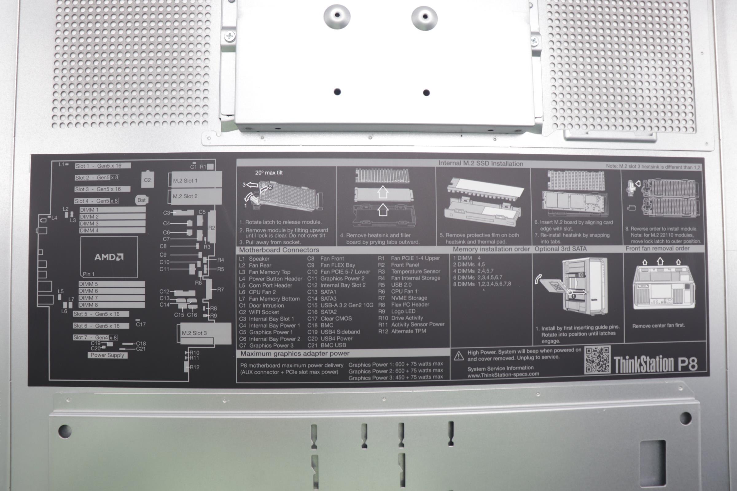 5M11N44042 - Original Lenovo MECH ASM ASSY-SIDE-PANEL-LEFT-P8