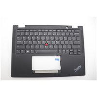 Lenovo X13 2-in-1 Gen 5 (21LW, 21LX) Laptop (ThinkPad) C-cover with keyboard - 5M11N93156
