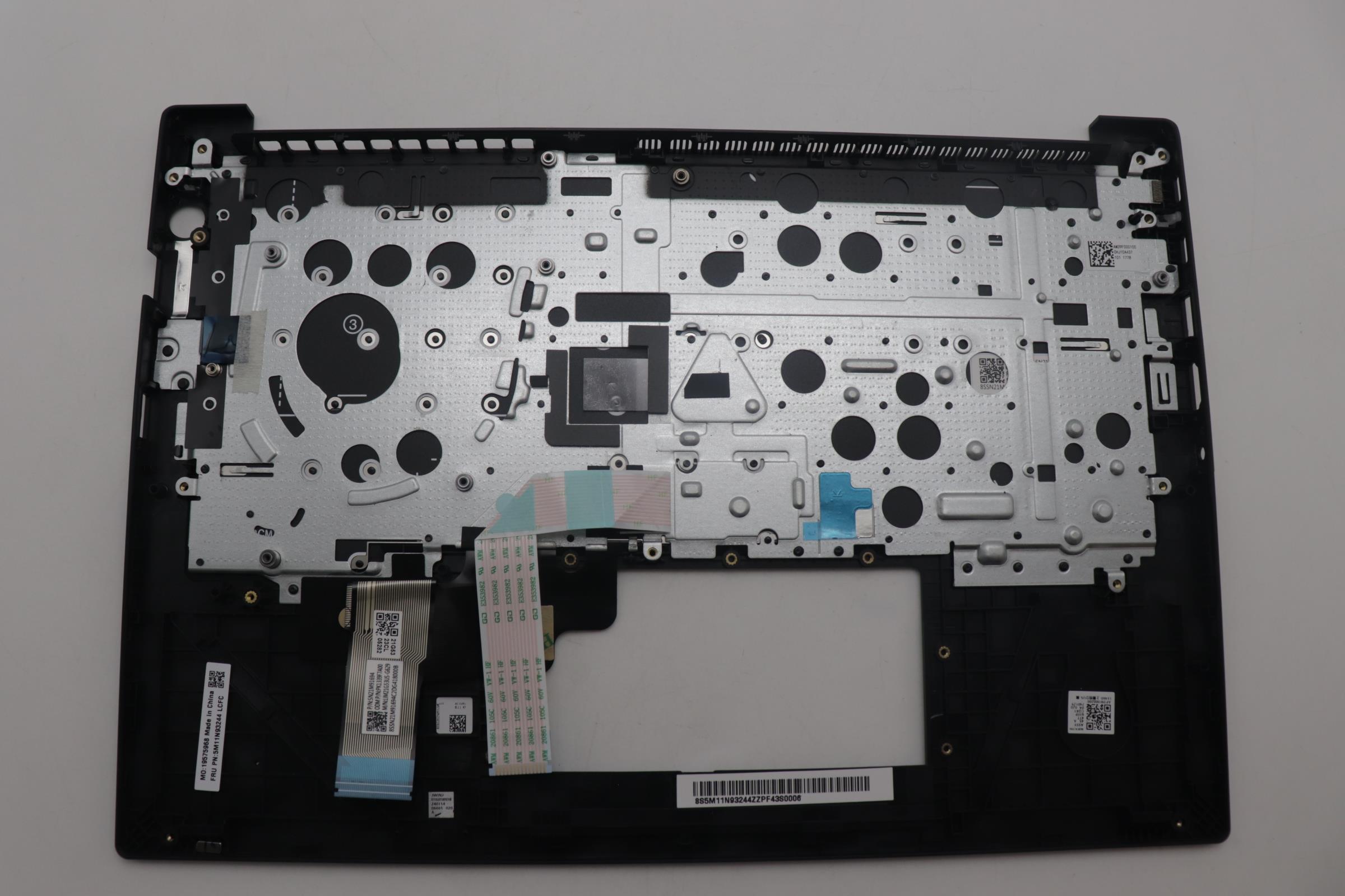 5M11N93244 - Original Lenovo Keyboard with Palmrest (Cover), English, Black