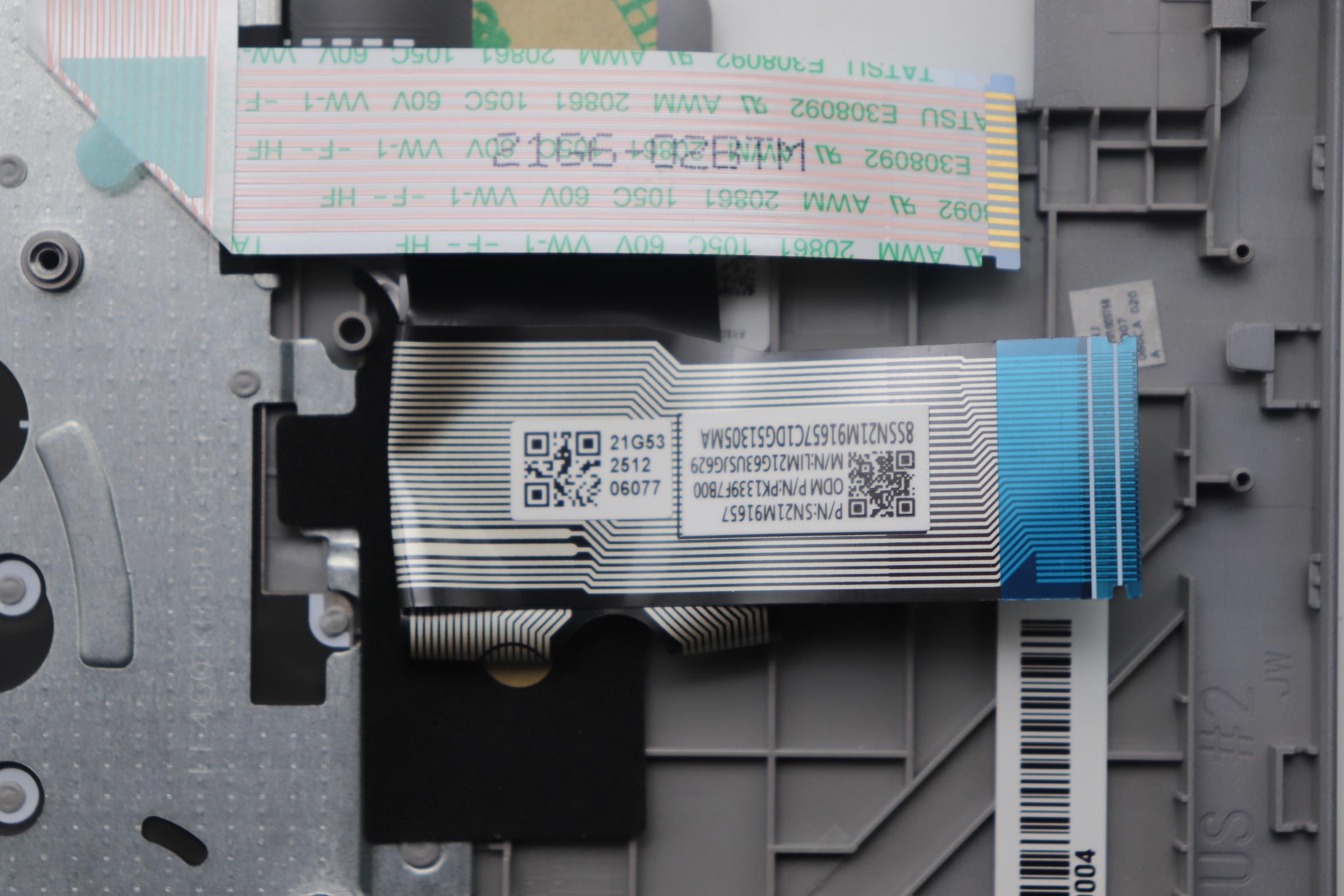 5M11N96149 - Original Lenovo Keyboard with Palmrest (Cover), English, Arctic Grey, Backlight