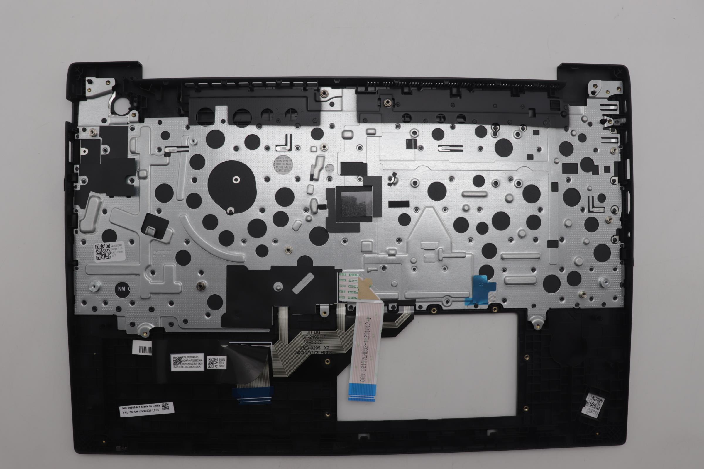 5M11N99731 - Original Lenovo Keyboard with Upper Cover (Palmrest), English, CHY, Black