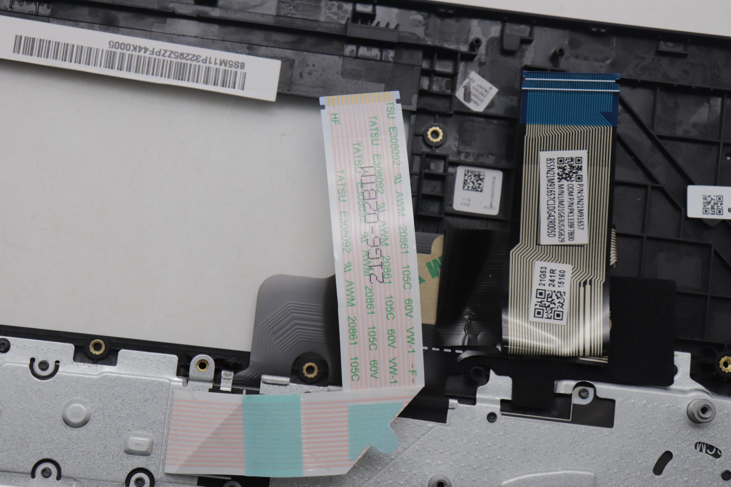 5M11P32295 - Original Lenovo Keyboard with Upper Cover (Palmrest), English, Backlight, CHY, Black