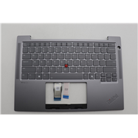 Lenovo T14s Gen 5 (21LS, 21LT) Laptop (ThinkPad) C-cover with keyboard - 5M11P32796