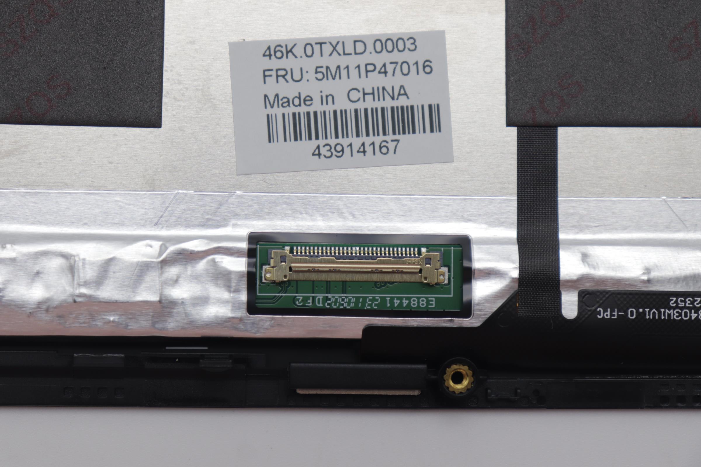 5M11P47016 - Original Lenovo Display LCD Assemblies,  12.3 FHD(INX+Mutto) NFC ASM