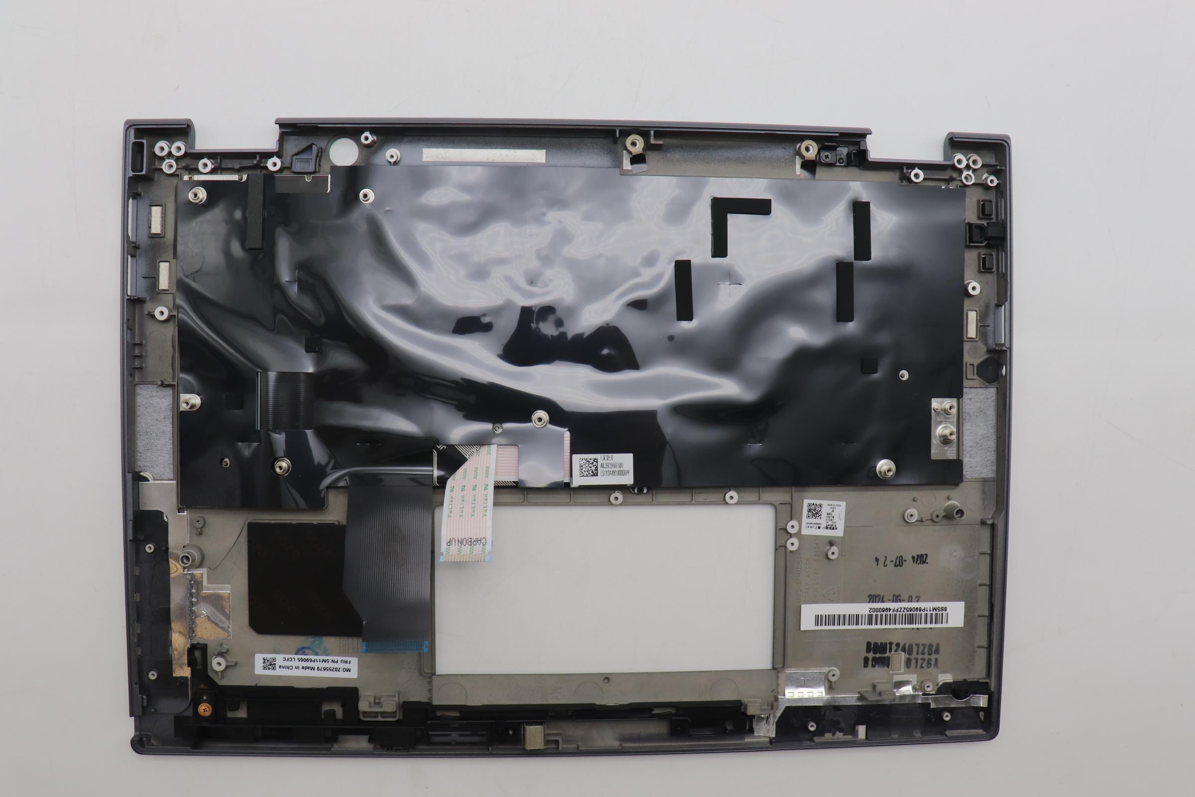 5M11P69065 - Original Lenovo Keyboard with Upper Cover (Palmrest), Backlight, Grey, WWAN, English, LTN