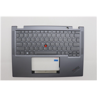 Lenovo X13 2-in-1 Gen 5 (21LW, 21LX) Laptop (ThinkPad) C-cover with keyboard - 5M11P69065
