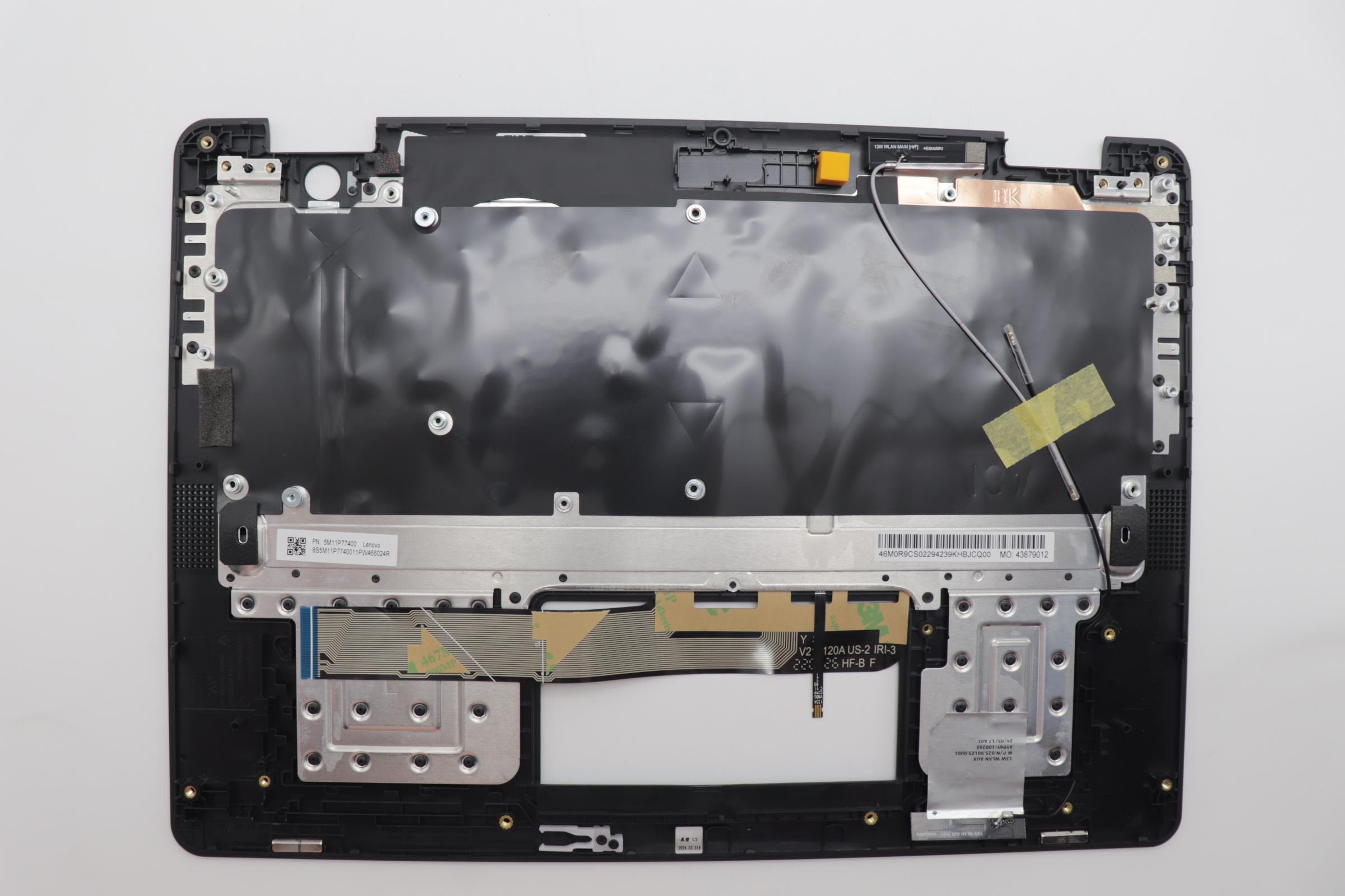 5M11P77400 - Original Lenovo Keyboard with Palmrest (Upper Case) English, BLKB, w/C Cov, Sunrex