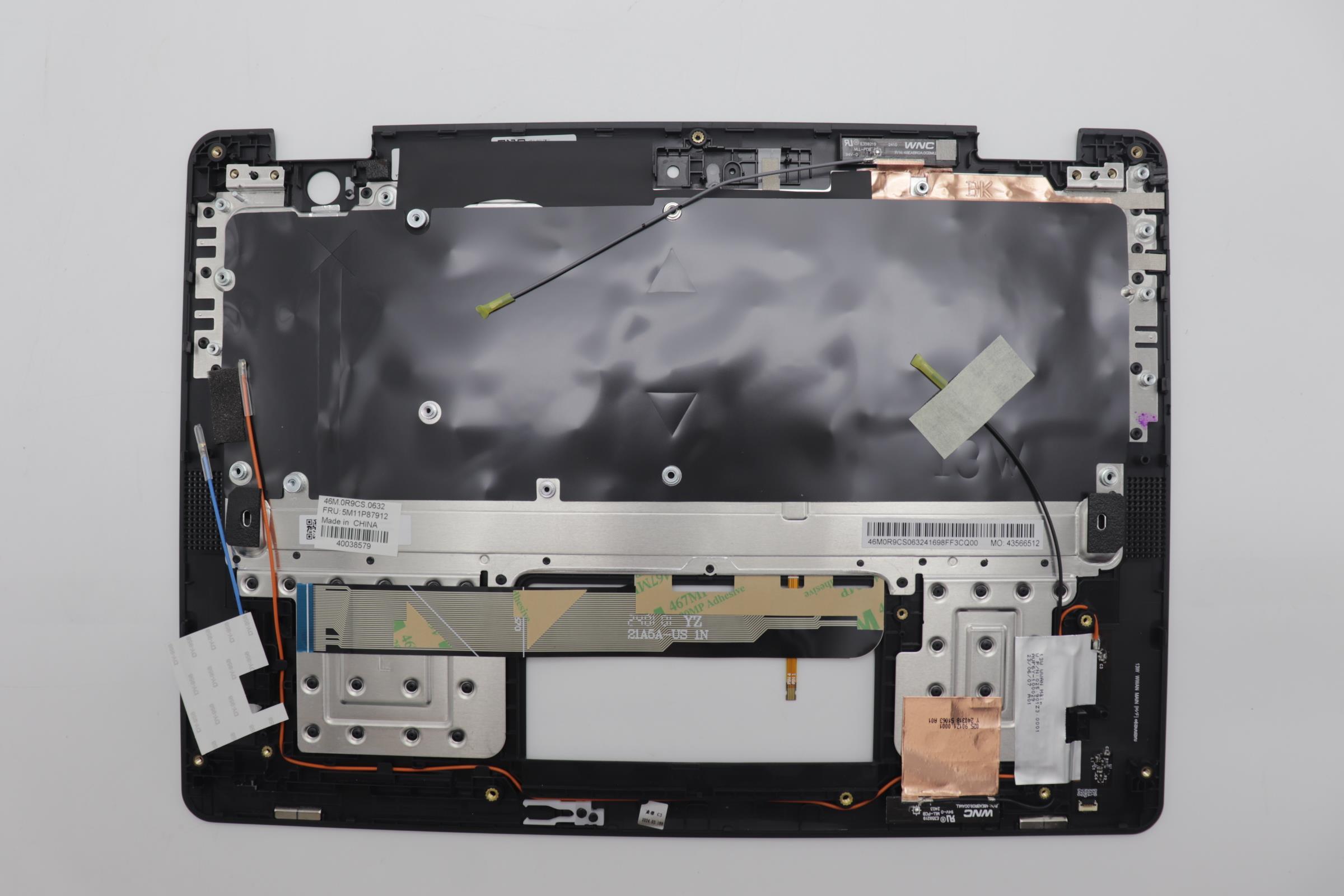 5M11P87912 - Original Lenovo Keyboard with Palmrest (Upper Case) English, BKLT, PTCcovWFC, BKTMGWW