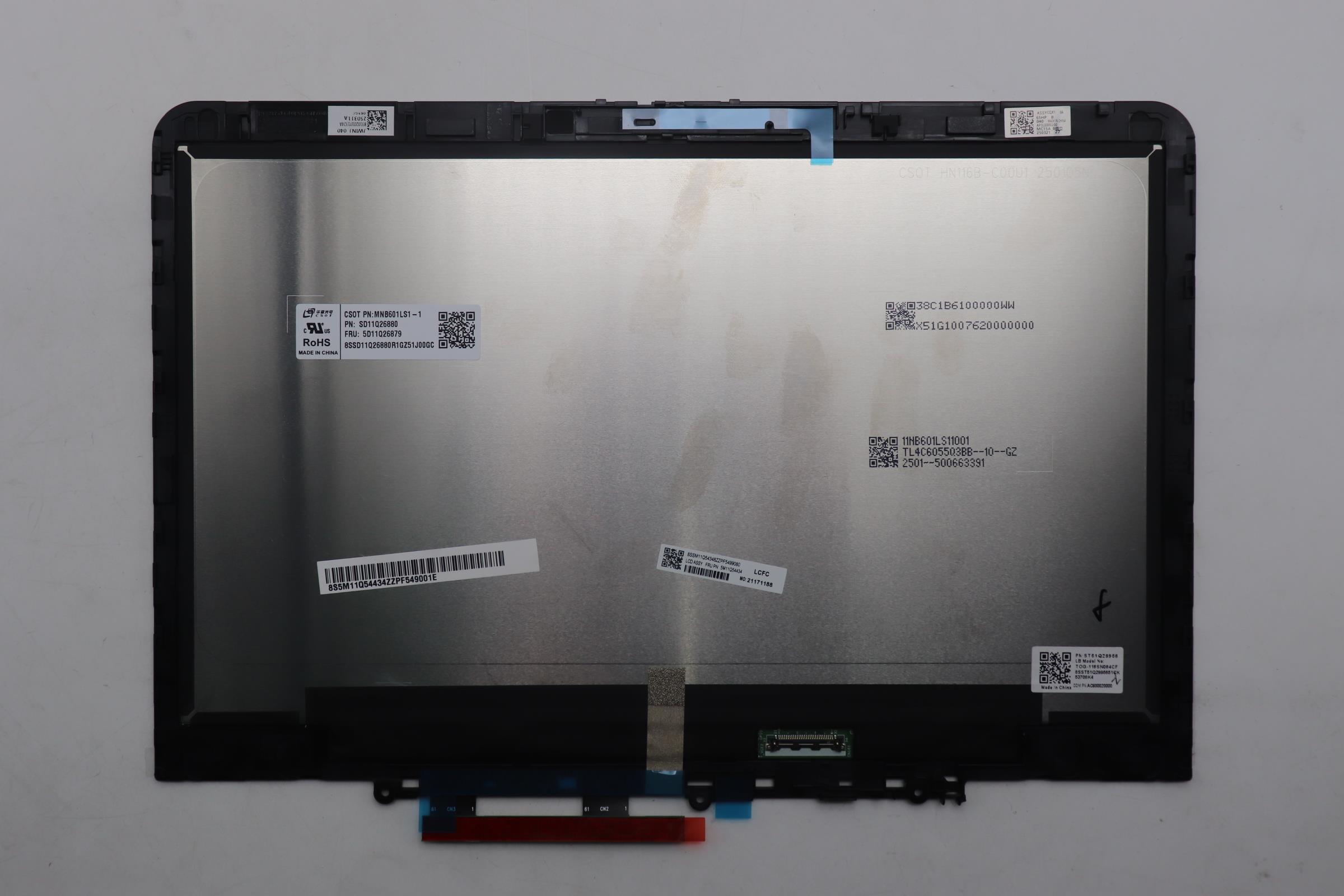 5M11Q54434 - Original Lenovo LCD Display Assembly 11.6" HD Touch Anti-Glare IPS 250nit