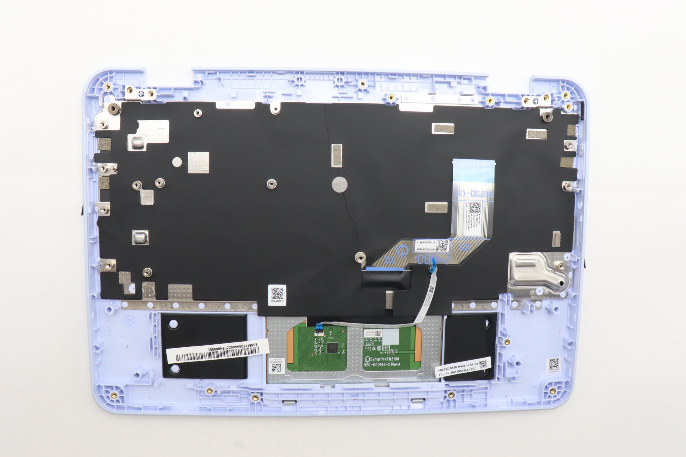 5M11Q54444 - Original Lenovo Keyboard with Palmrest (Cover), English, Blue